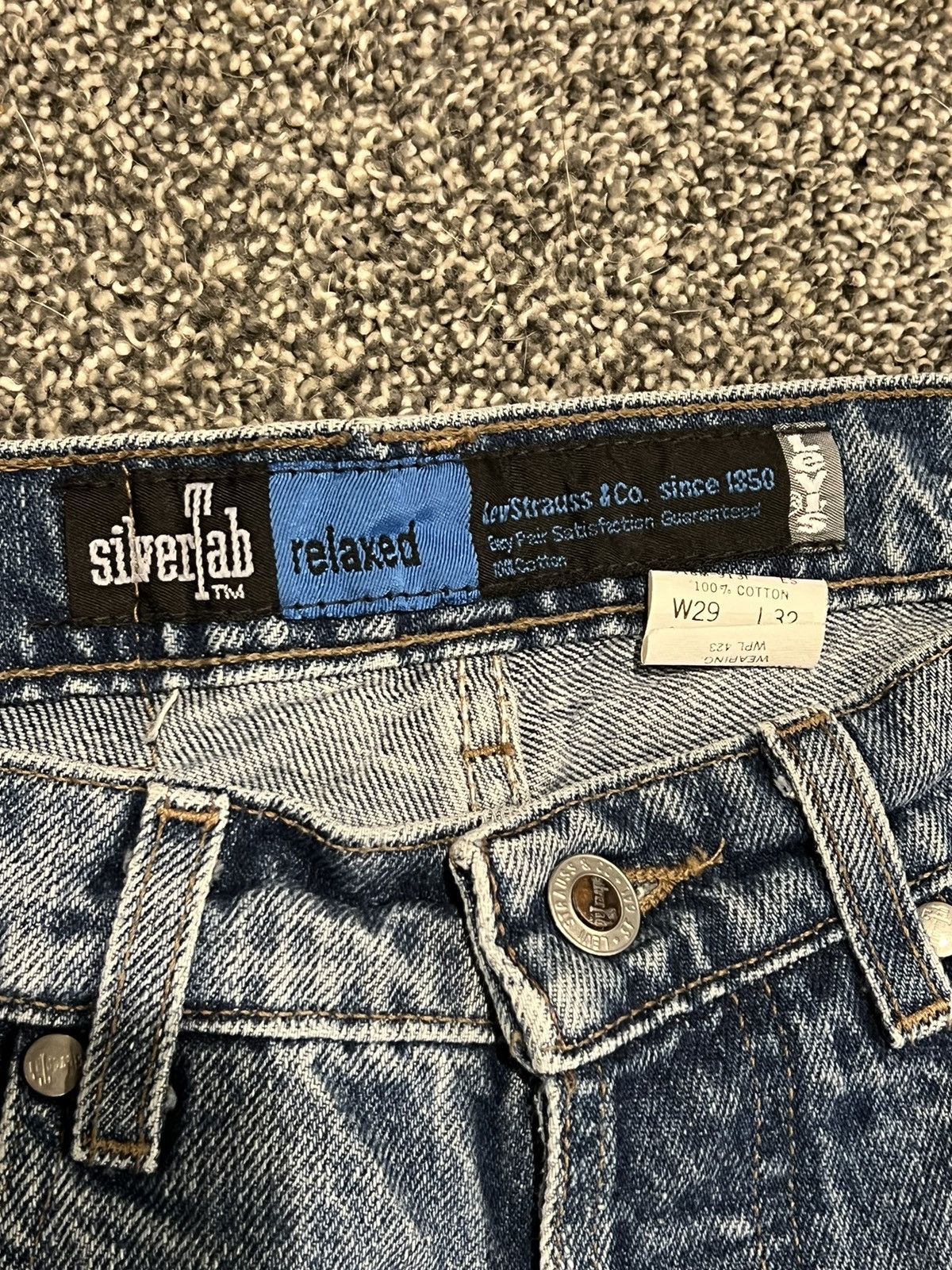 Levi's × Levi's Vintage Clothing × Vintage Levi’s SilverTab Denim Size US 29 - 4 Thumbnail