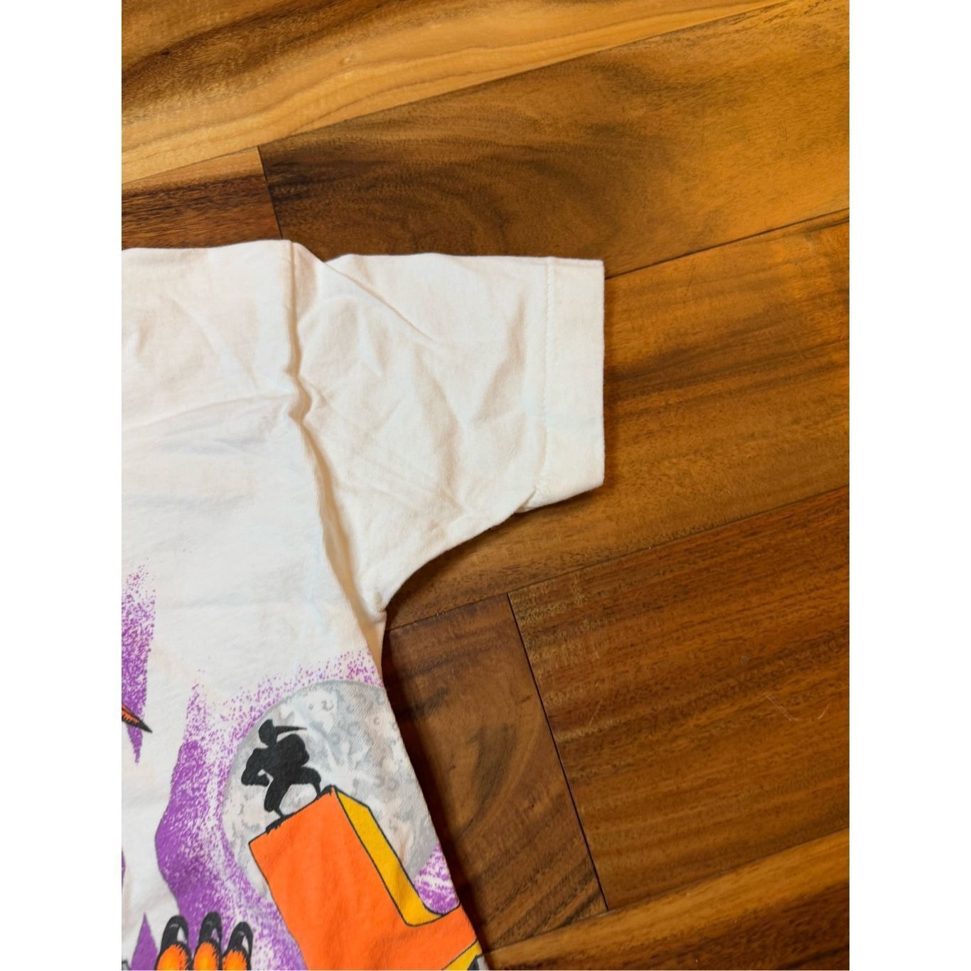 Fruit Of The Loom Size boys (10-12) - Vintage 1980s Miami Hurricanes AOP Fire Size US L / EU 52-54 / 3 - 4 Thumbnail