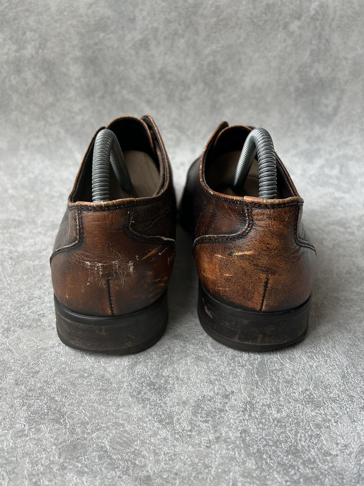 10 Corso Como Corso Como Y2K Western Flame Leather Derby Loafers Size US 8.5 / EU 41-42 - 8 Thumbnail