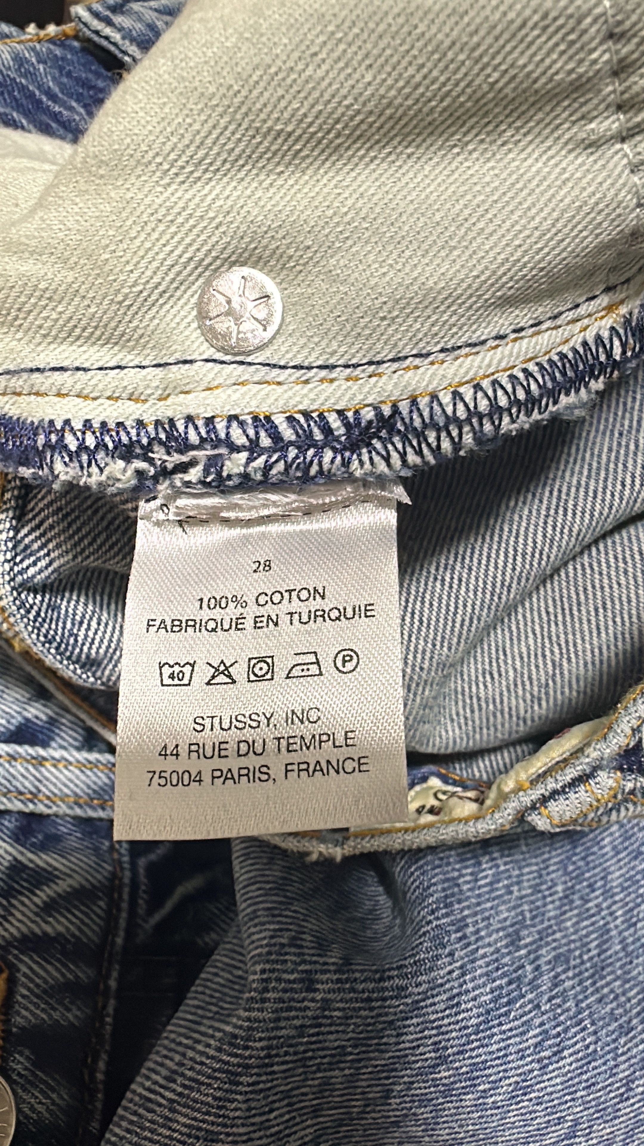 Stussy Stussy Classic Jean Washed Blue Size 28 Size US 28 / EU 44 - 10 Thumbnail