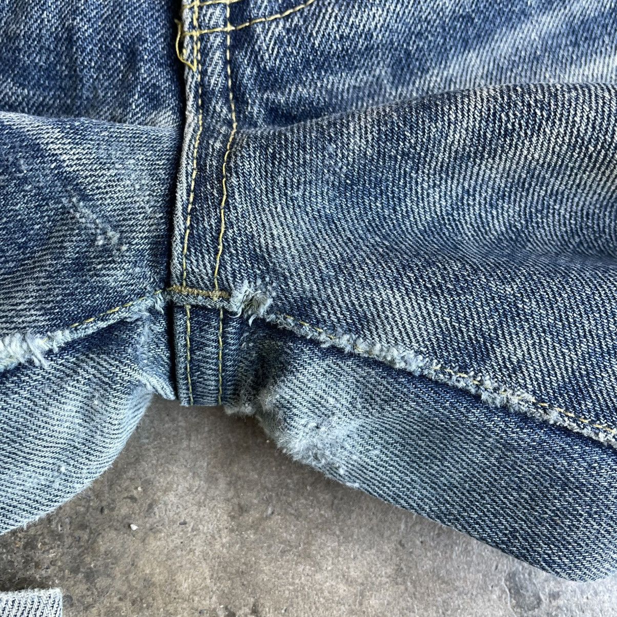 MOUSSY 🔥Vintage Moussy Stoned Washed Ripped Distress Flare Jeans Size 31" - 10 Thumbnail