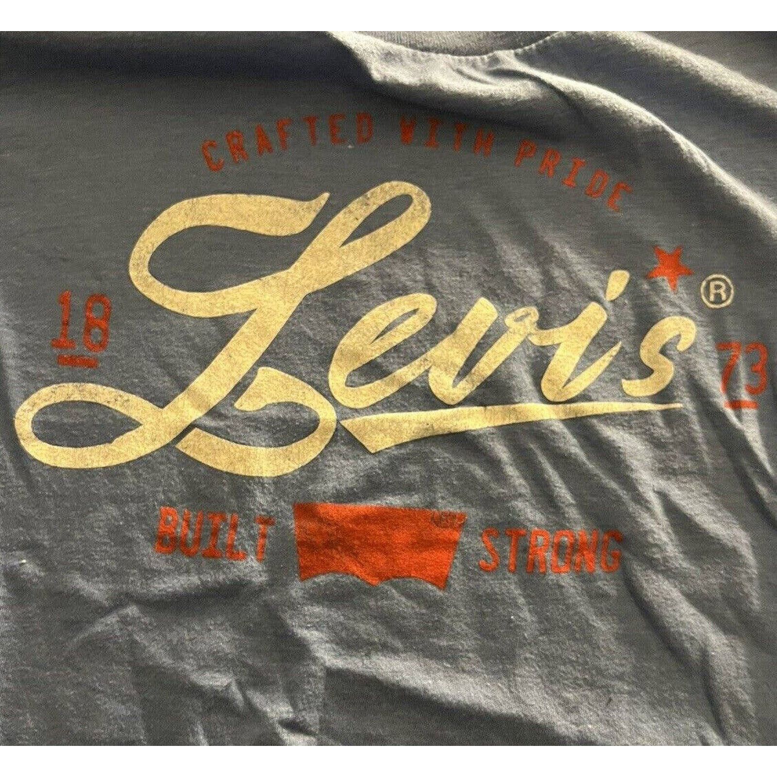 Levi's Levi's Built Strong Size Medium Graphic Tee Size US M / EU 48-50 / 2 - 3 Thumbnail