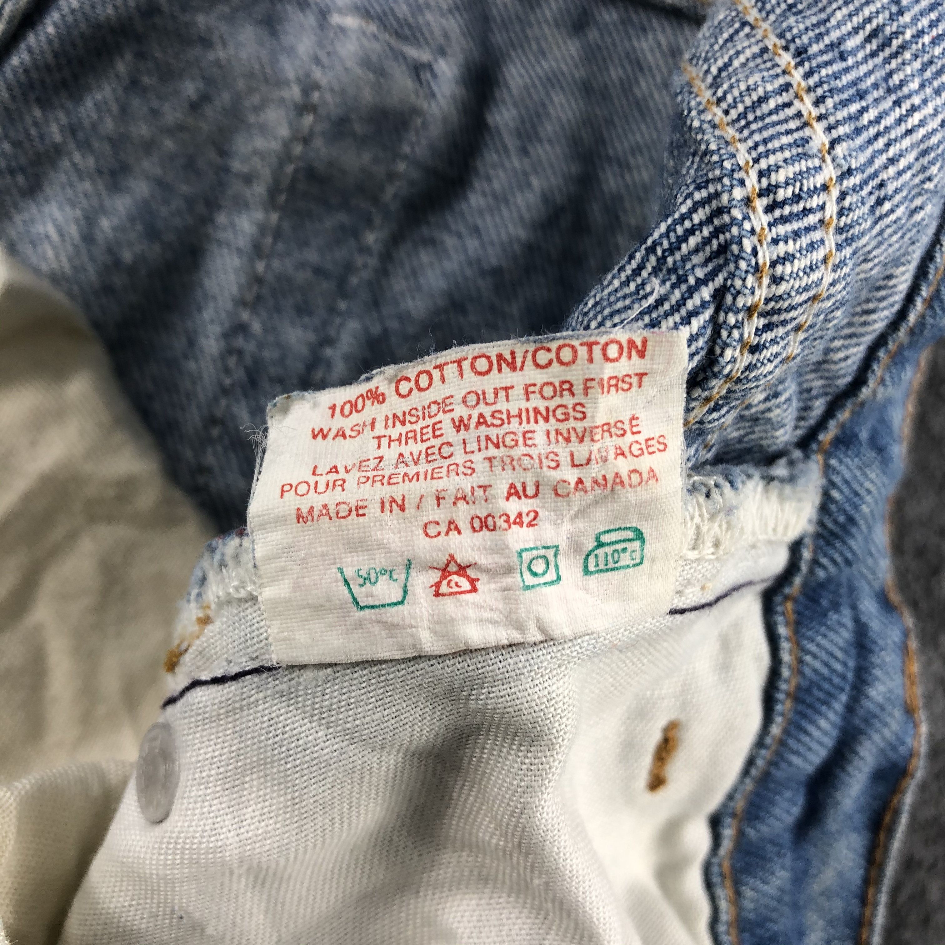 Levi's 90s Vintage Blue Wash Levis 516 Jeans-J2042 Size US 33 - 13 Thumbnail