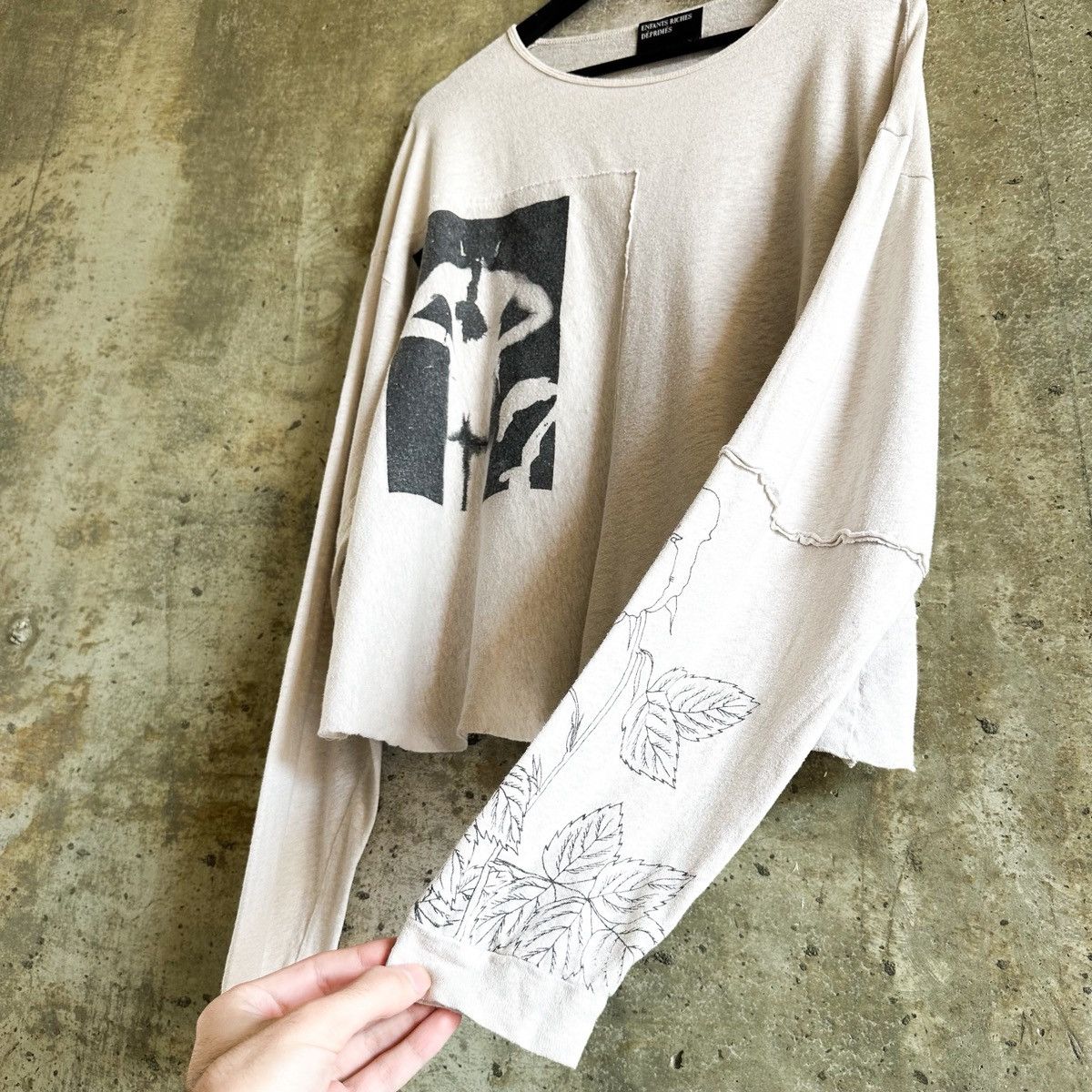 Enfants Riches Deprimes ERD Artist & Model Patchwork Sheer Long Sleeve Shirt Size US M / EU 48-50 / 2 - 6 Thumbnail