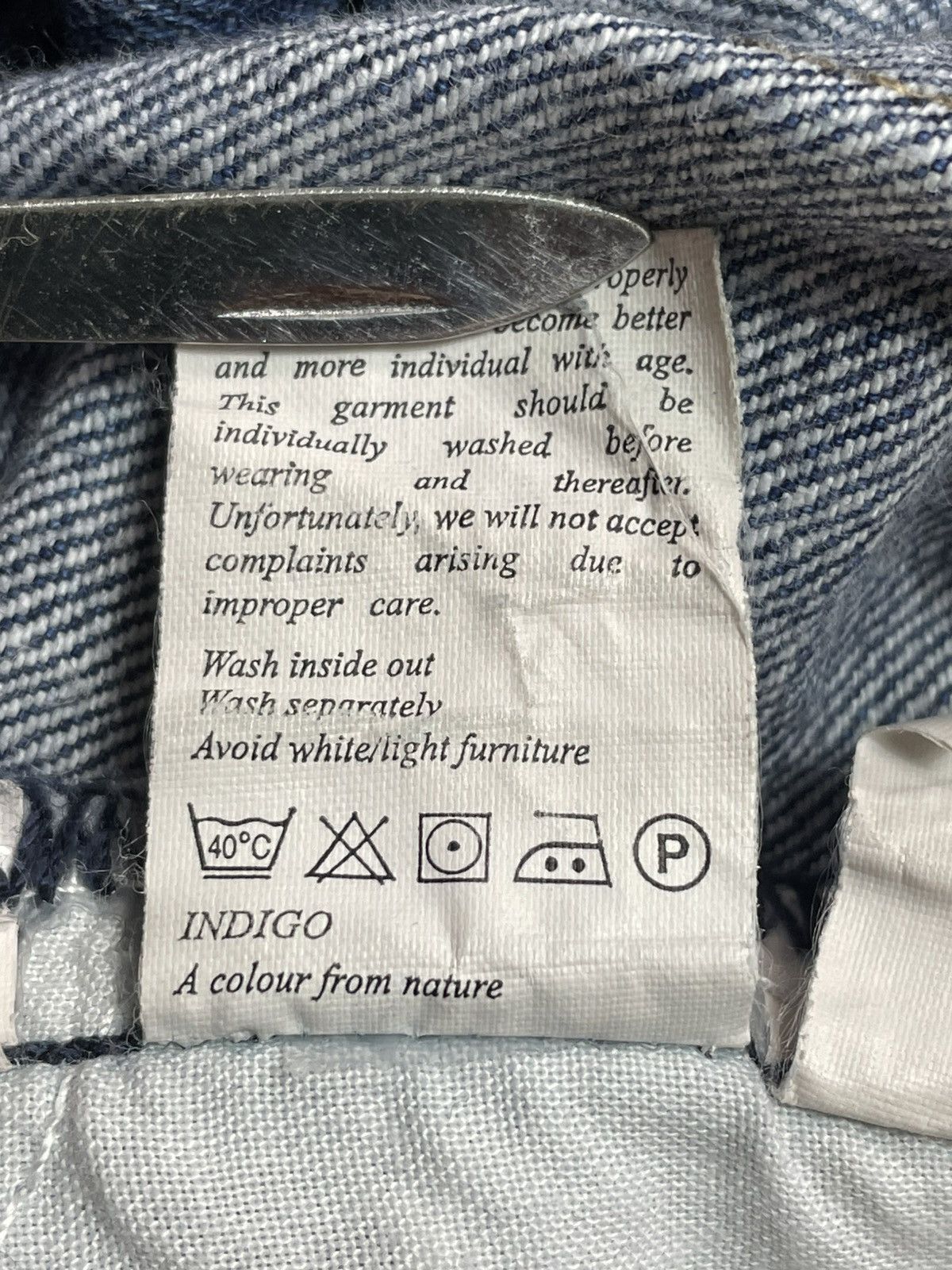 Yves Saint Laurent Yves Saint Lauren Baggy Denim Pants YSL Embroidered Logo Y2k Size US 38 / EU 54 - 12 Thumbnail