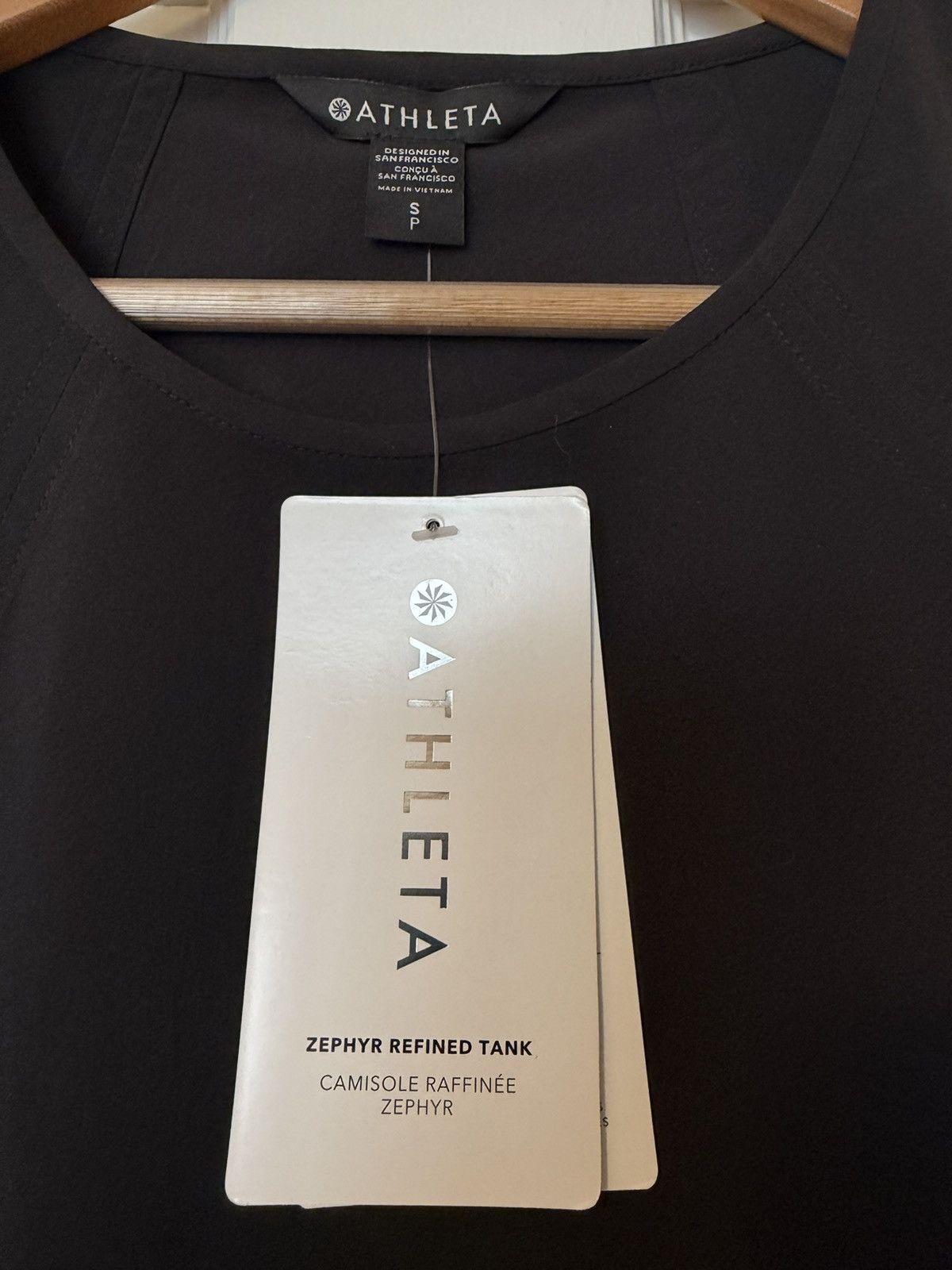 Athleta Athleta Zephyr Tank in Black Sleeveless Size S / US 4 / IT 40 - 3 Thumbnail