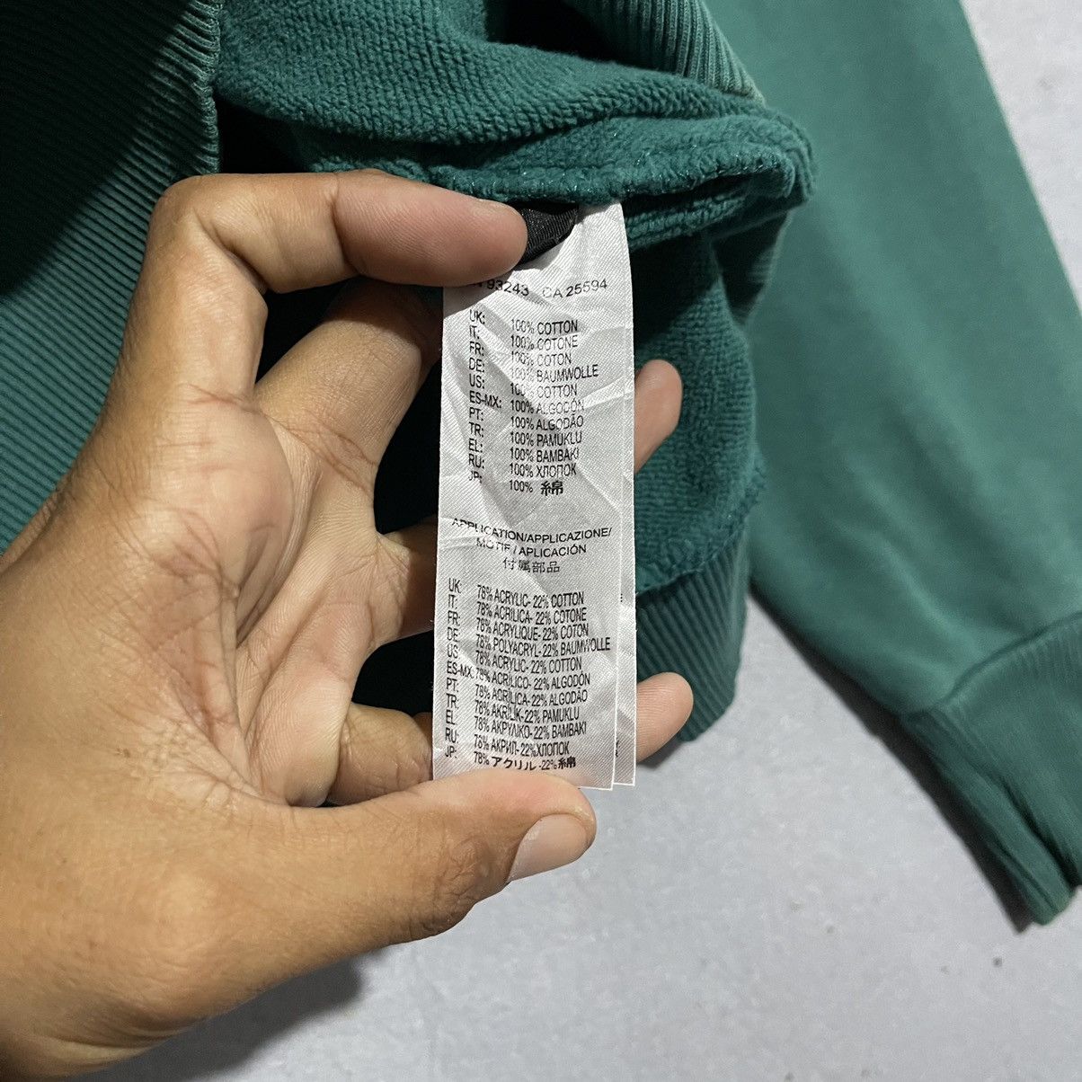 Diesel Diesel Aesthetic Graphic Sweatshirt – Green – 2018 Release Size US L / EU 52-54 / 3 - 9 Thumbnail