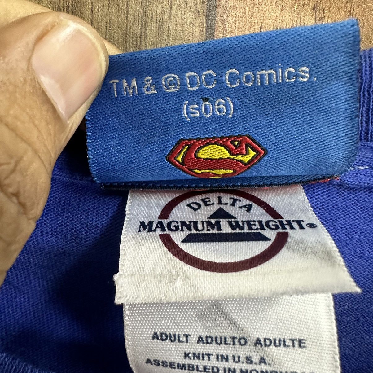 DC Comics Vintage Delta Dc Superman Big Logo Tshirt A809 Size US M / EU 48-50 / 2 - 7 Thumbnail