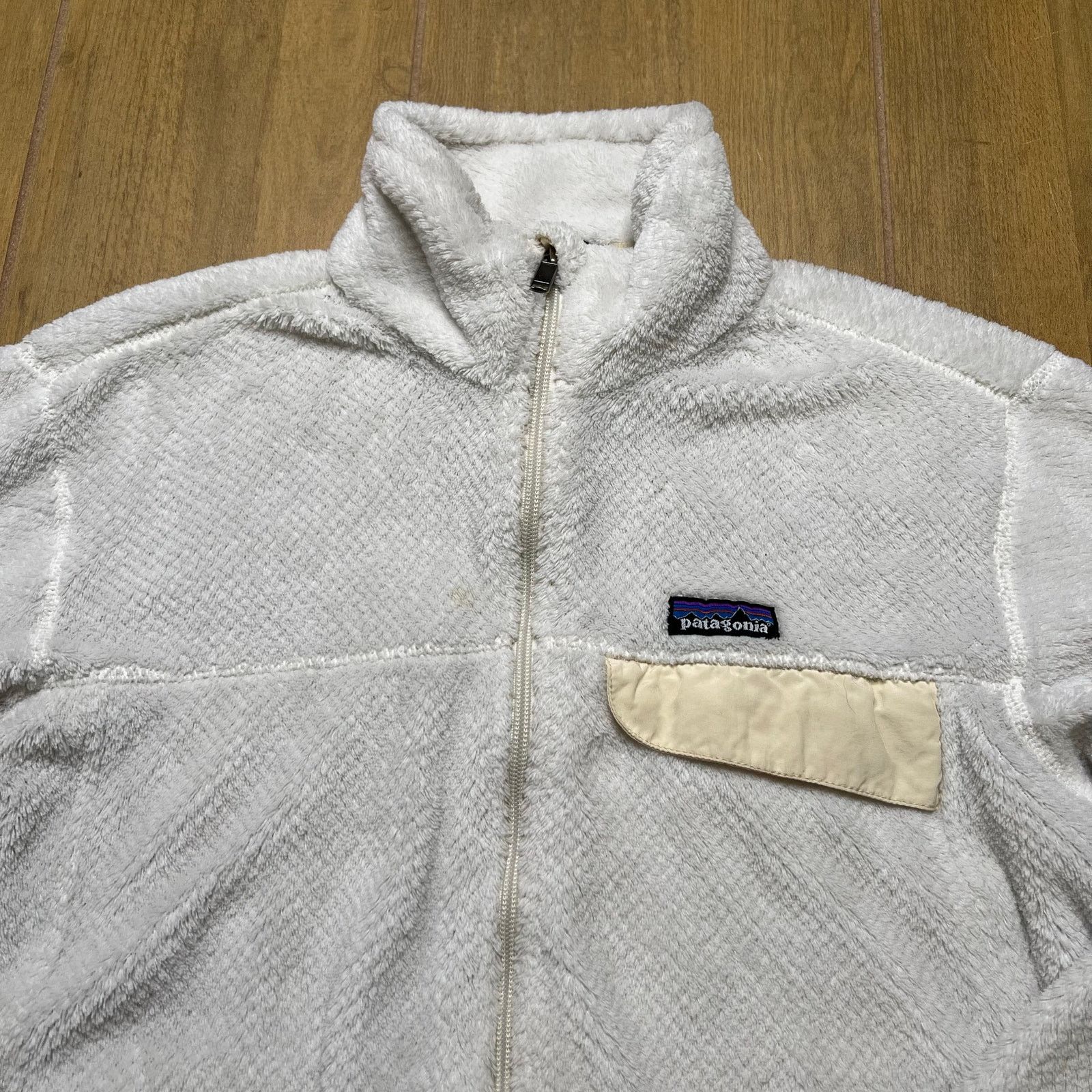 Patagonia Patagonia Fleece Jacket Full Zip White Cream Women’s Sz M/L Size M / US 6-8 / IT 42-44 - 12 Thumbnail