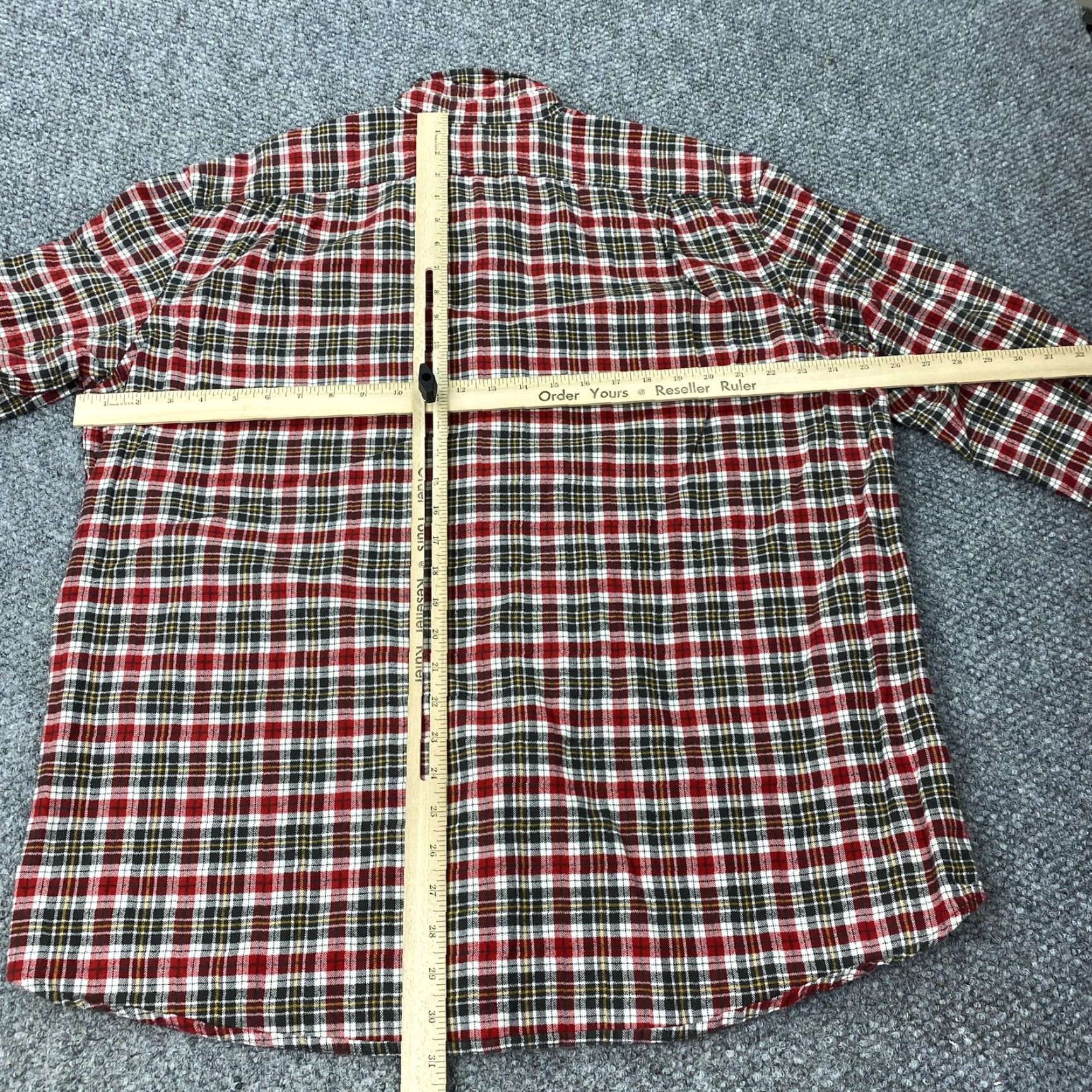 Eddie Bauer Eddie Bauer Shirt Mens XL Red Plaid Flannel Button-Down Long Sleeve Relaxed Fit Size US XL / EU 56 / 4 - 5 Thumbnail