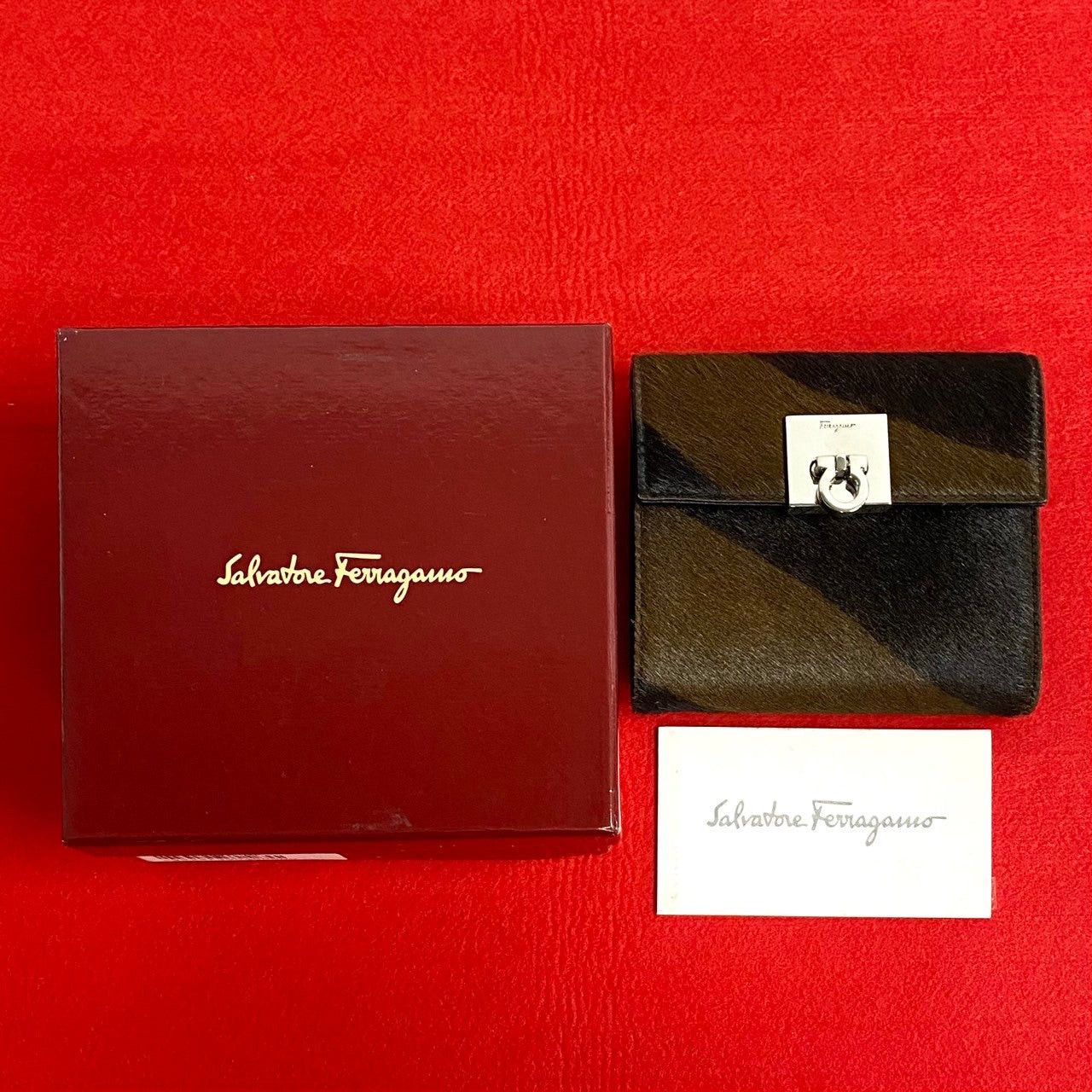 Salvatore Ferragamo Salvatore Ferragamo Wallets & Case Brown Leather Size ONE SIZE - 1 Thumbnail