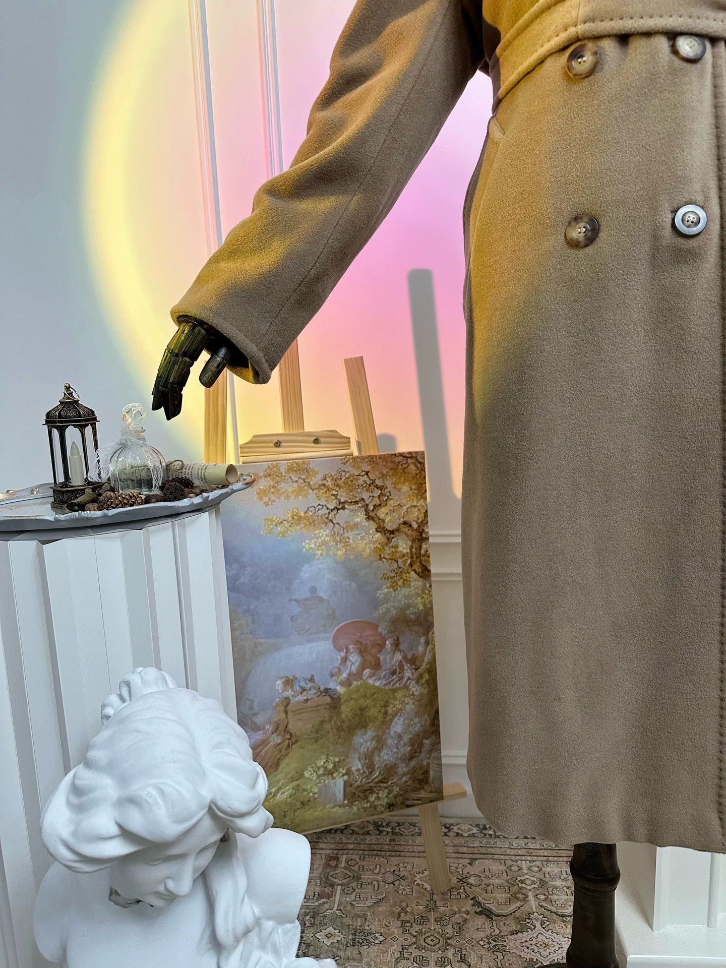 Max Mara MaxMara 101801 Oversized Double-Breasted Cashmere Coat Women's Camel Size S / US 4 / IT 40 - 4 Thumbnail
