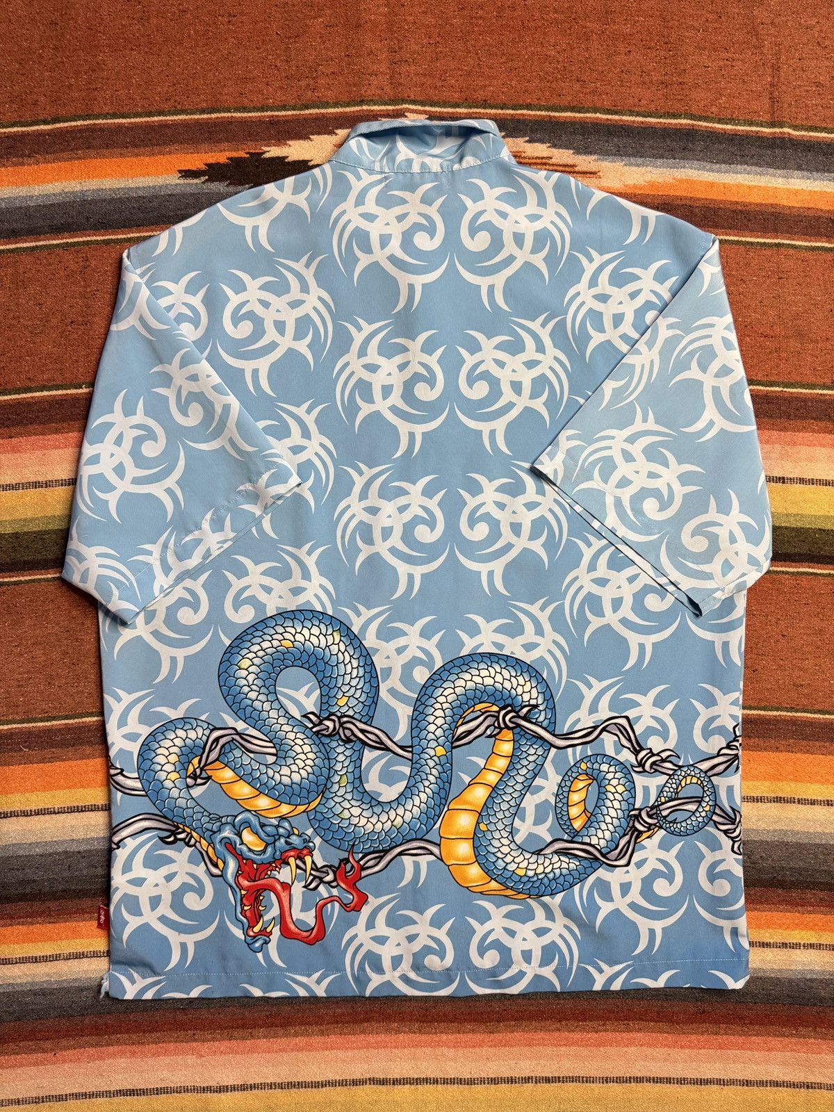 JNCO × Vintage Y2K JNCO Dragon Button Up Shirt Size US L / EU 52-54 / 3 - 2 Thumbnail
