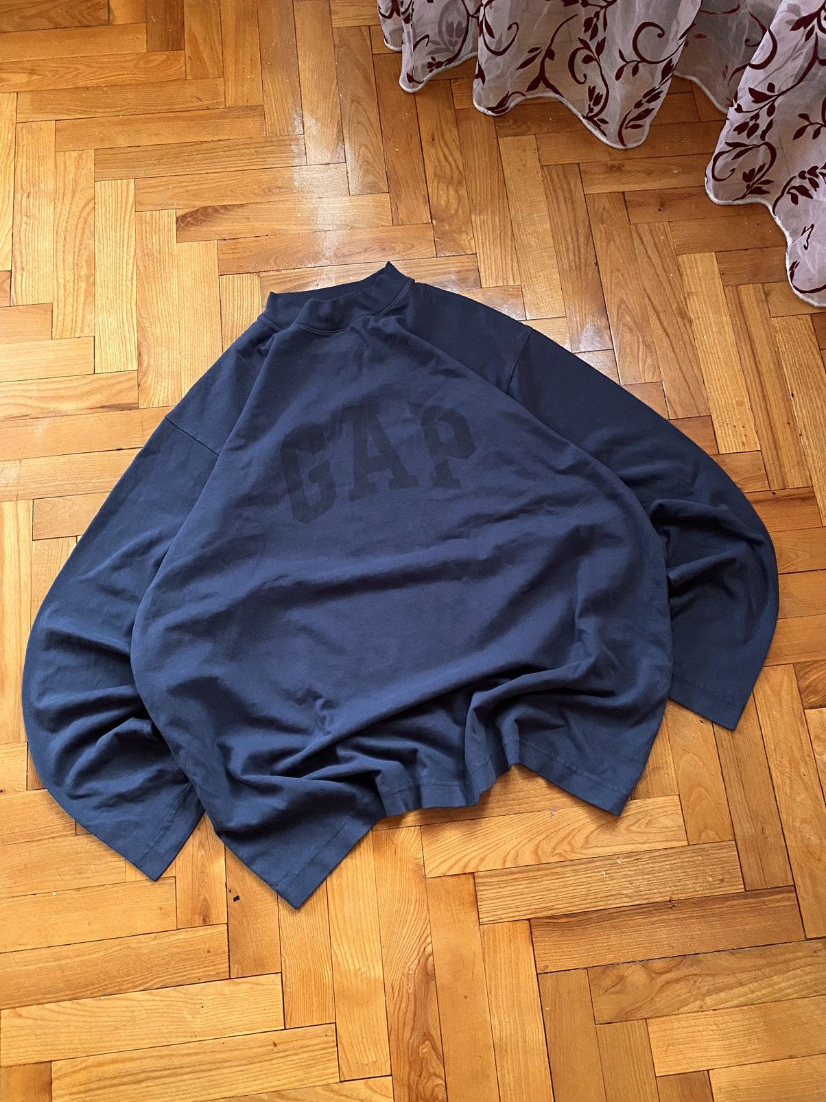 Balenciaga × Gap × Yeezy Blue Yeezy Gap Balenciaga Dove Longsleeve Size US M / EU 48-50 / 2 - 3 Thumbnail