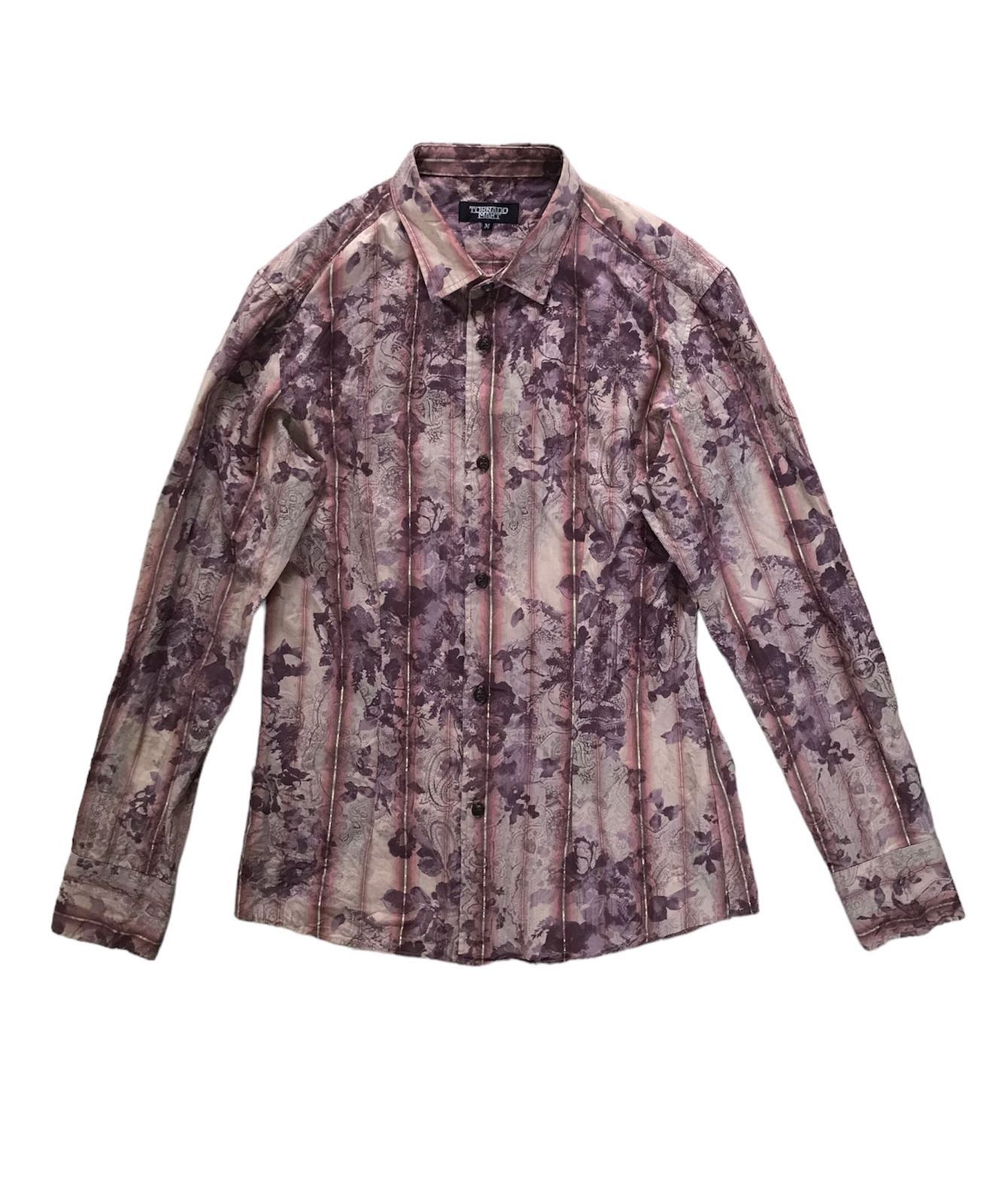 image of Tornado Mart Shirts Paisley Flowers, Men's (Size Medium)