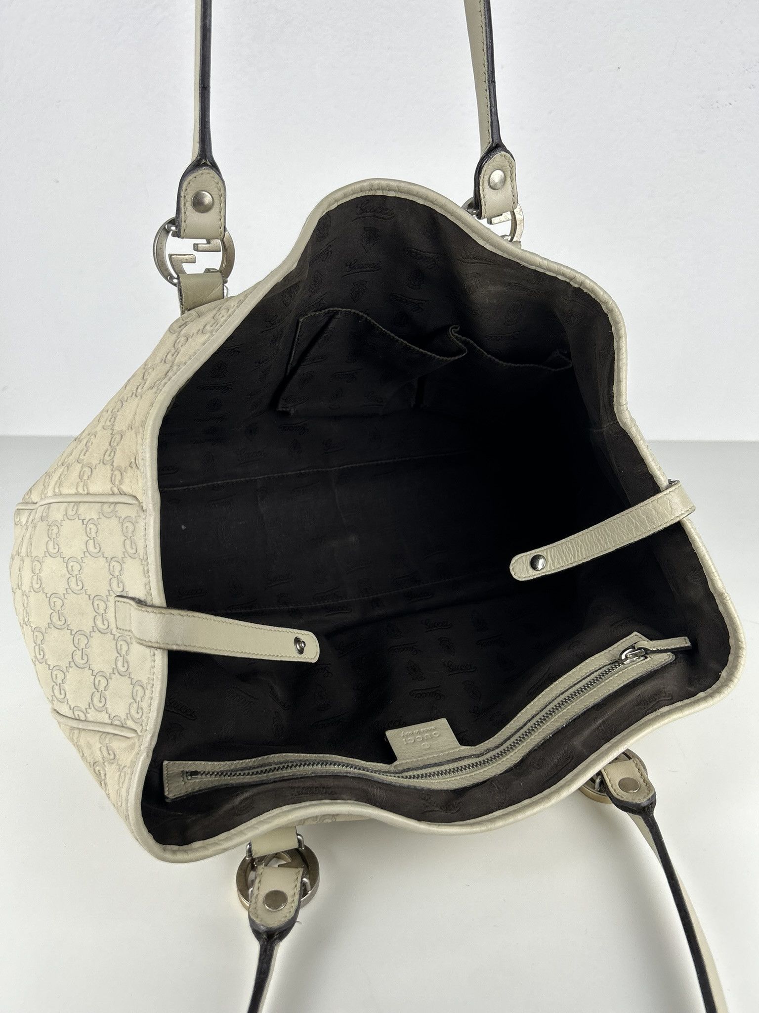Gucci Gucci guccissima twins leather monogram tote bag Size ONE SIZE - 17 Thumbnail