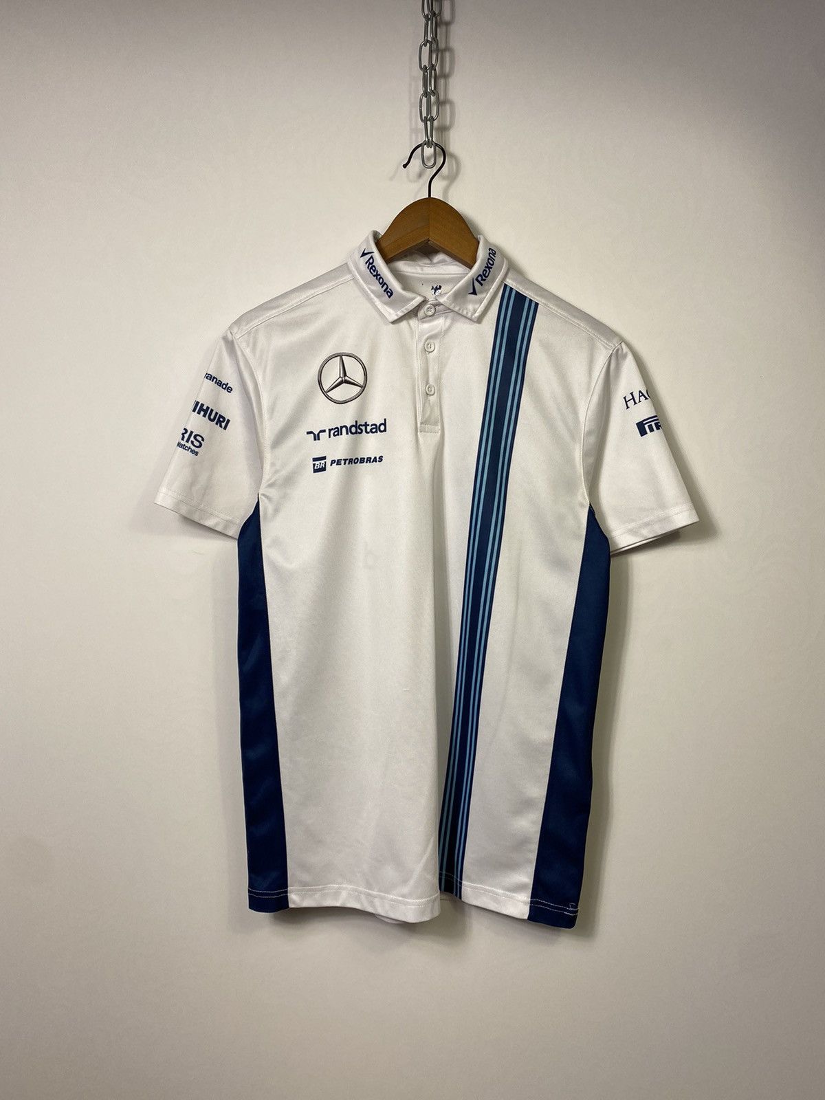 Hackett × Mercedes-Benz Hackett Williams Racing Mercedes Jersey Polo Size US S / EU 44-46 / 1 - 1 Thumbnail