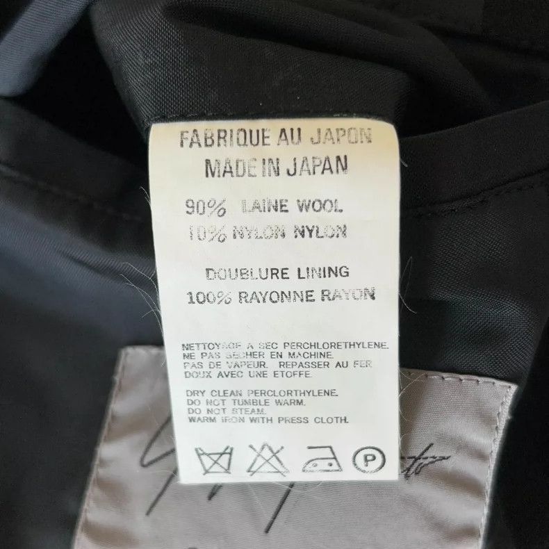 Yohji Yamamoto Yohji Yamamoto Yohji Yamamoto Black Zip Coat for Men Size US M / EU 48-50 / 2 - 8 Thumbnail