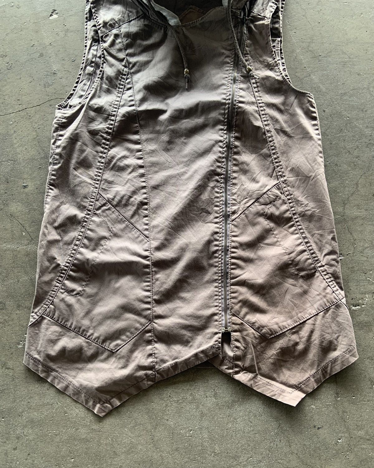 If Six Was Nine Rick Owens Assymetrical Style Vest Size US M / EU 48-50 / 2 - 3 Thumbnail