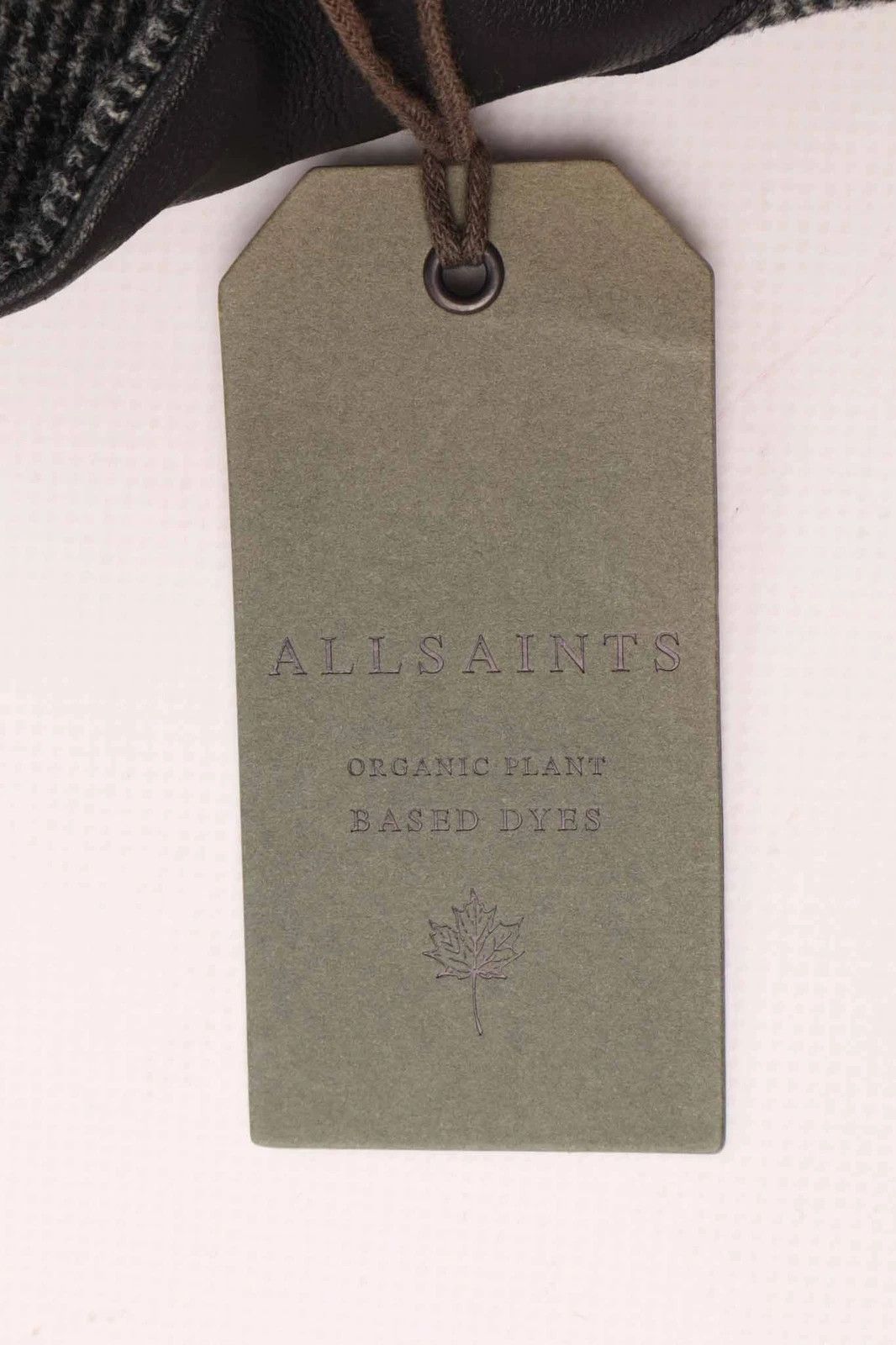 Allsaints Women's AllSaints Lorie Tula Wool Coat Leather Trim Grey S Size S / US 4 / IT 40 - 7 Thumbnail