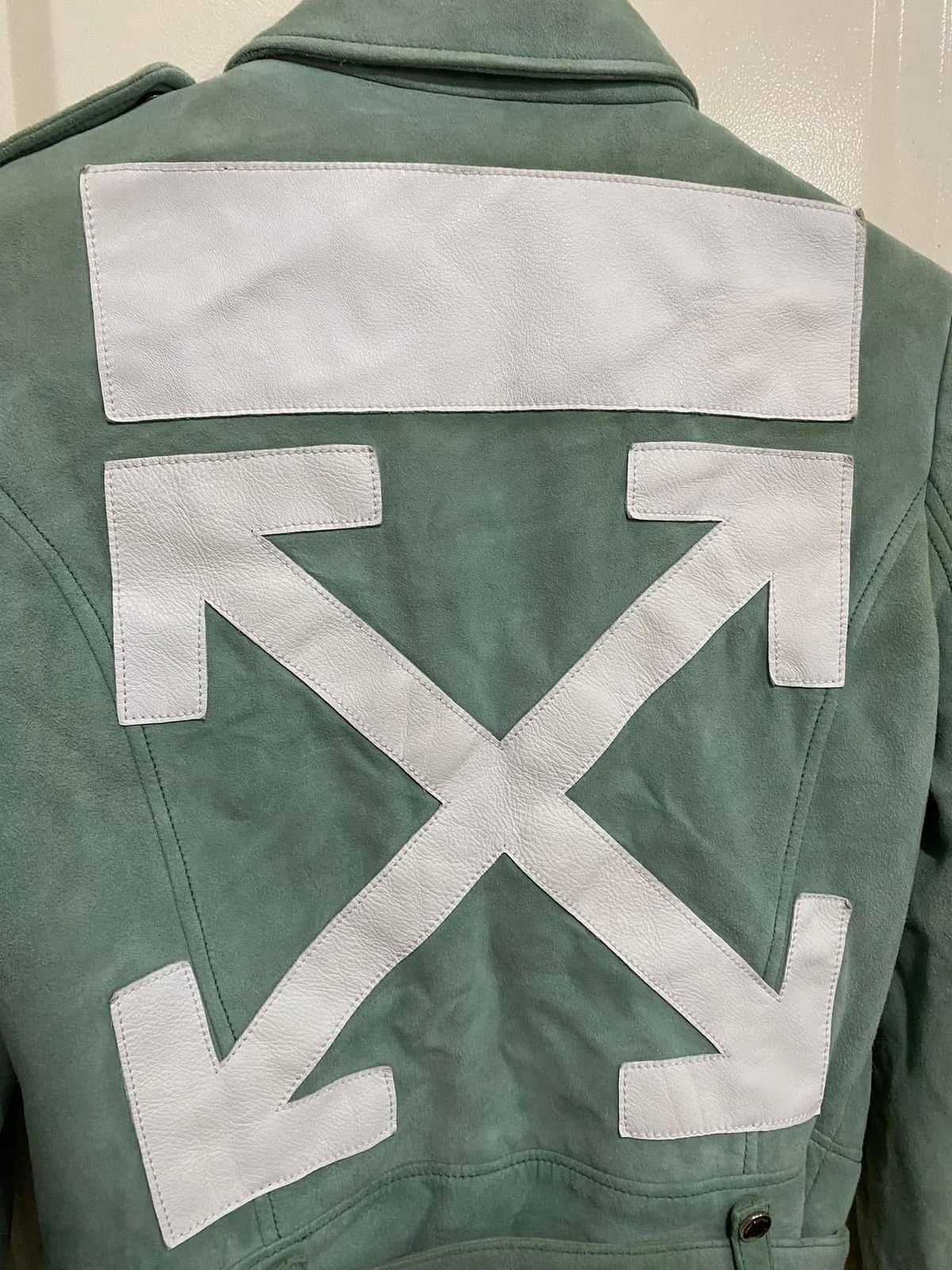Off-White Off White Biker Leather Jacket Size M / US 6-8 / IT 42-44 - 5 Thumbnail