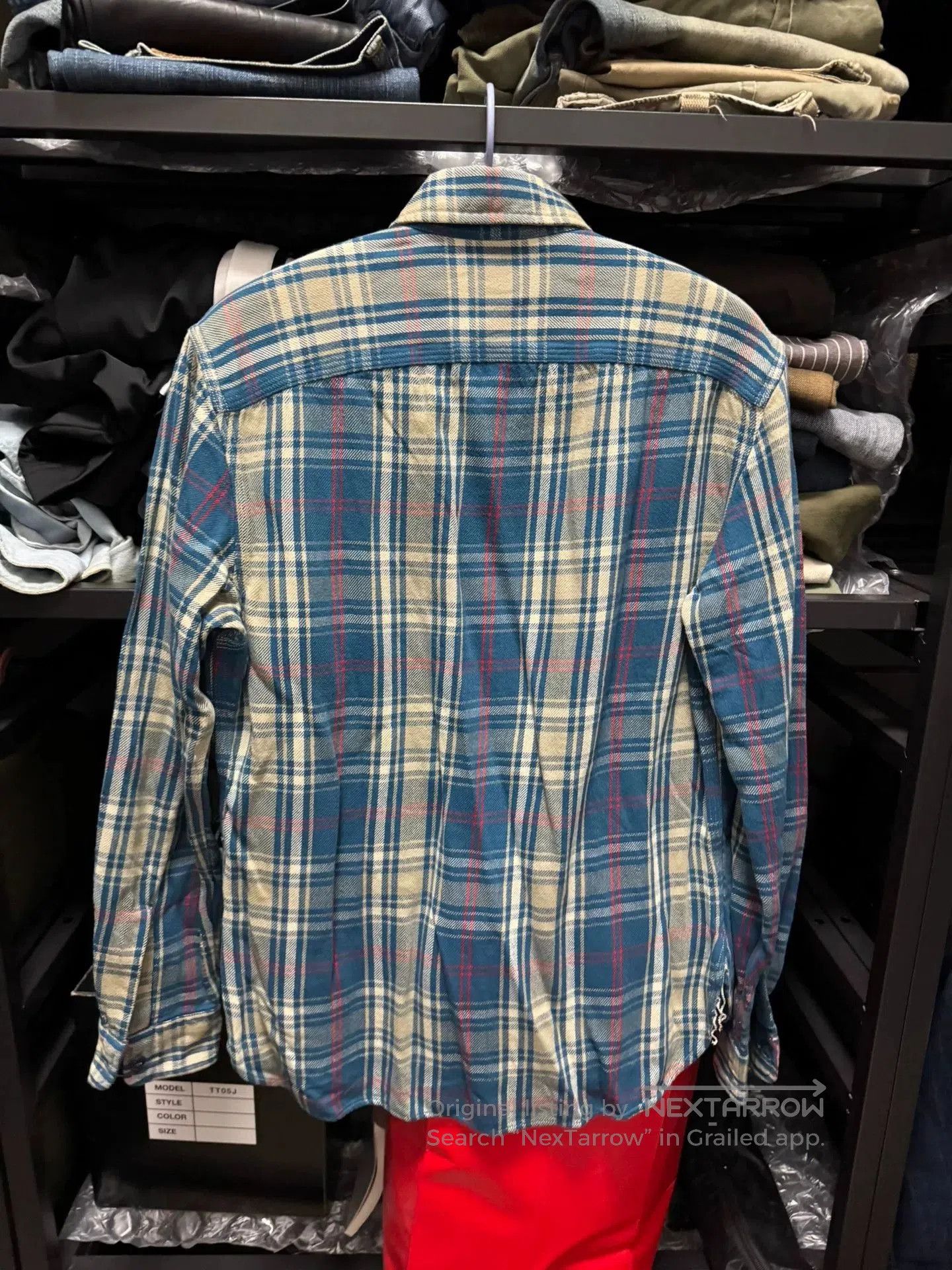 RRL Ralph Lauren blue plaid long sleeve shirt. Size US XS / EU 42 / 0 - 5 Thumbnail