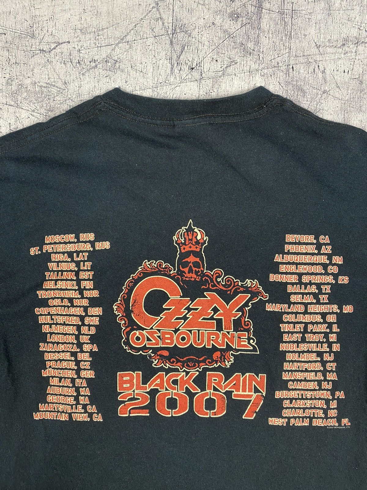 Band Tees Vintage Ozzy Ozbourne 2007 Would Tour Tee Size US S / EU 44-46 / 1 - 9 Thumbnail