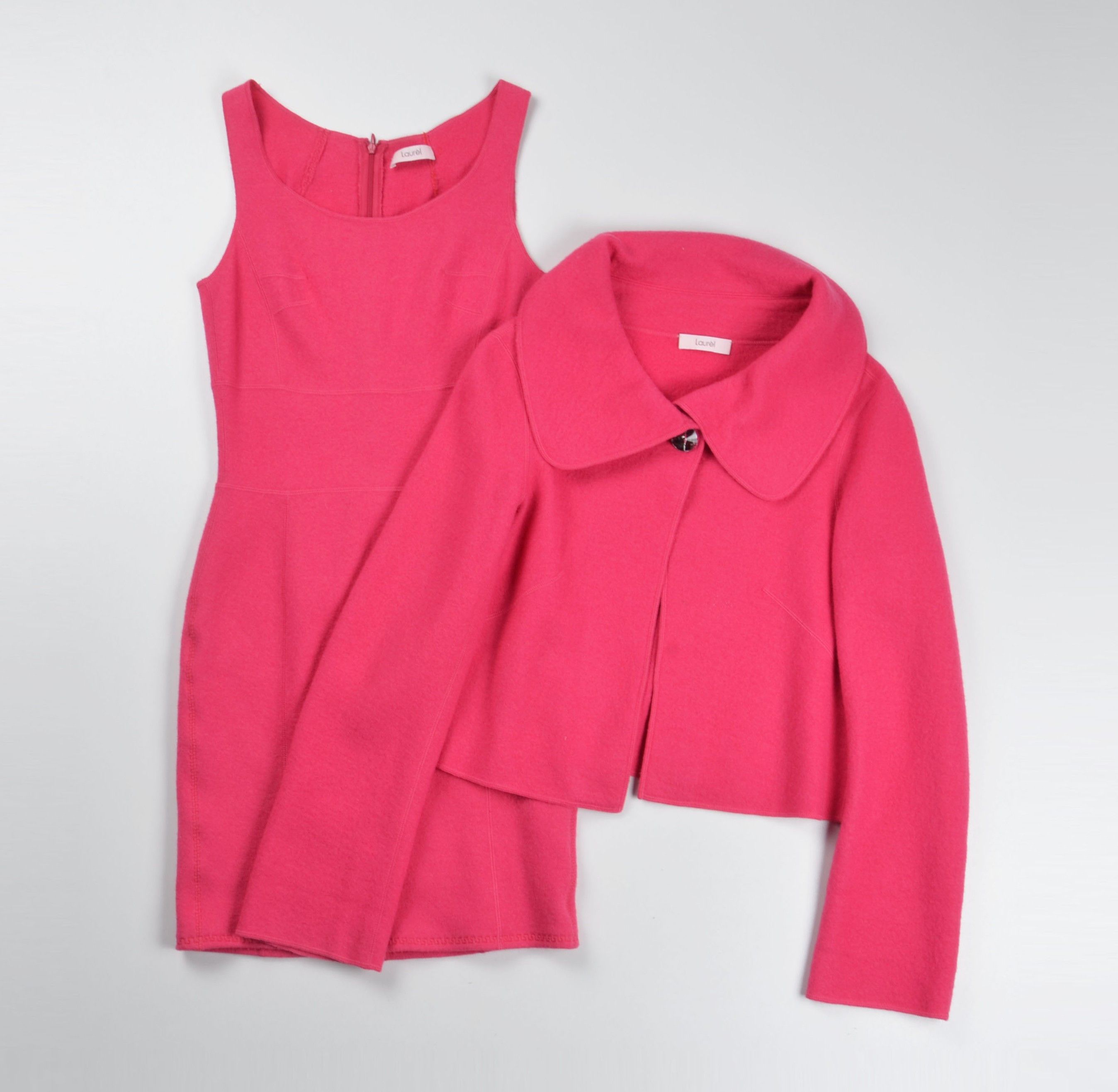 Laurel Laurel by Escada Dress Jacket Set 2 Piece Minimal Elegant Size XXS / US 00 / IT 34 - 5 Thumbnail