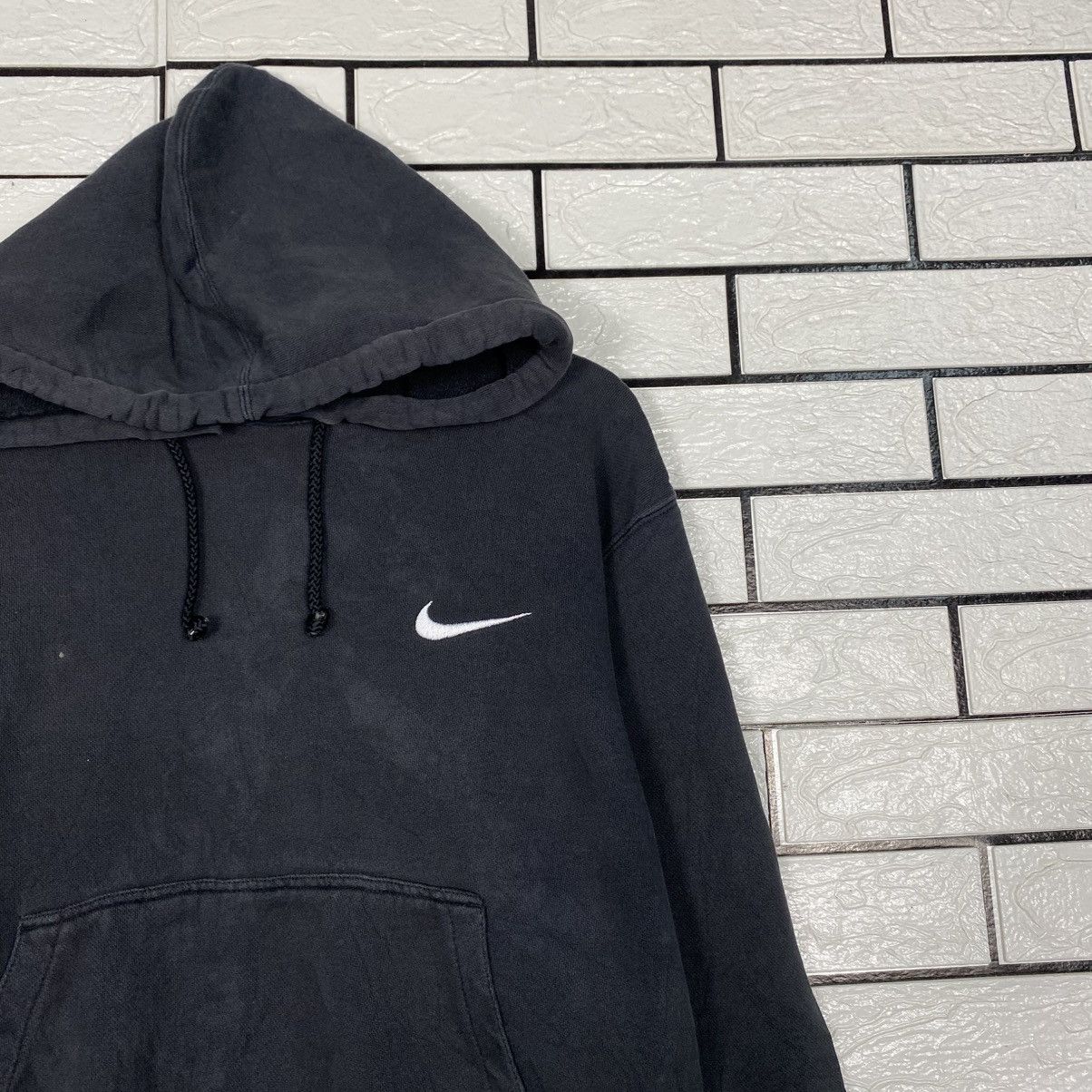Nike Vintage Hoodie Jumper Pull Over Nike Small Pony Size US M / EU 48-50 / 2 - 7 Thumbnail