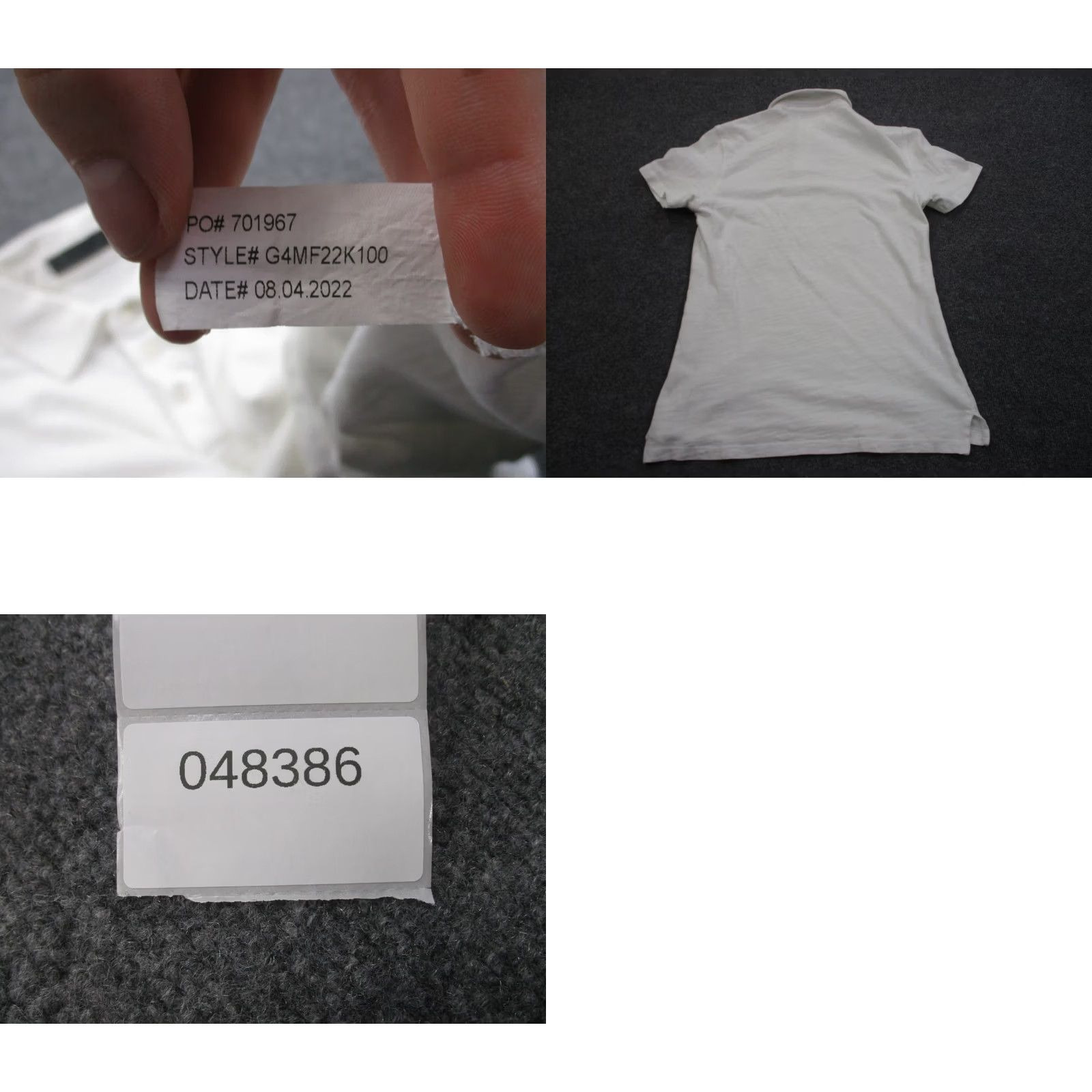 G/FORE G/Fore Shirt Mens S White Polo Golf Casual Stretch Size US S / EU 44-46 / 1 - 8 Thumbnail