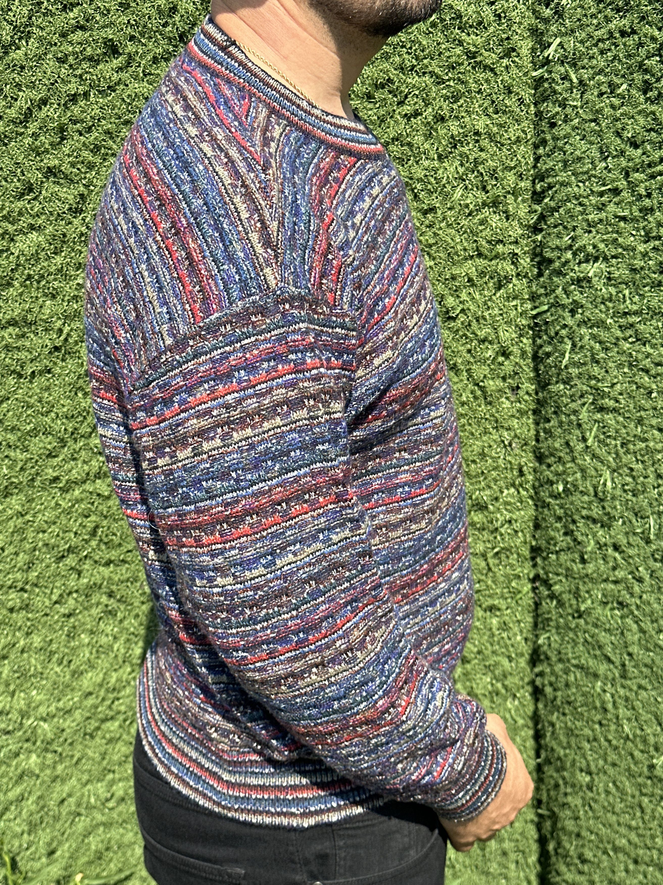 Missoni Missoni Sport Alpaca Rainbow Knit Striped Sweater Size 48 M Size US M / EU 48-50 / 2 - 3 Thumbnail