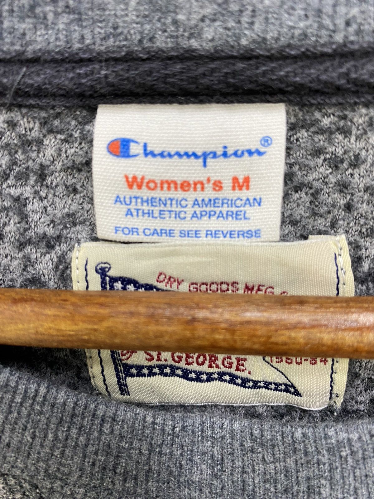 Champion Champion x Duffer Women Sweatshirt Jumper Gray Size M Size US M / EU 48-50 / 2 - 7 Thumbnail