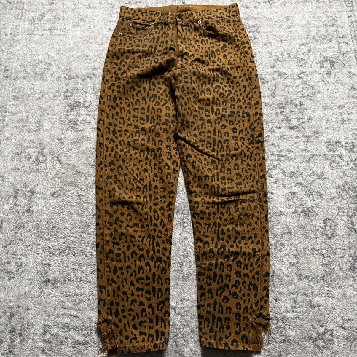 Saint Laurent Paris Saint Laurent Paris 2018 D19 Cheetah Print Jeans | Size 29 Size US 29 - 1 Thumbnail