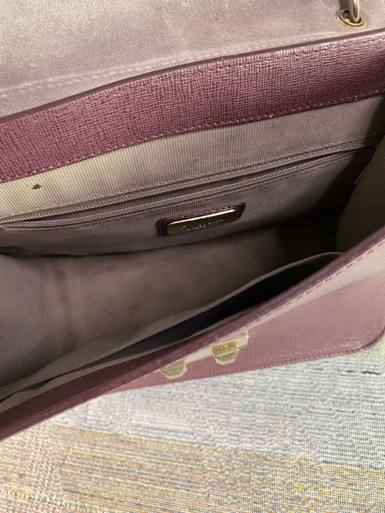 Furla FURLA Metropolis M Burgundy Leather Top Handle Bag Size ONE SIZE - 5 Thumbnail