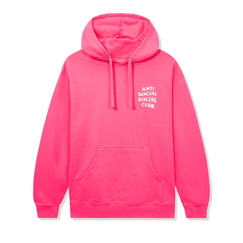 Anti Social Social Club Mind Game Neon Pink Hoodie ASSC DS
