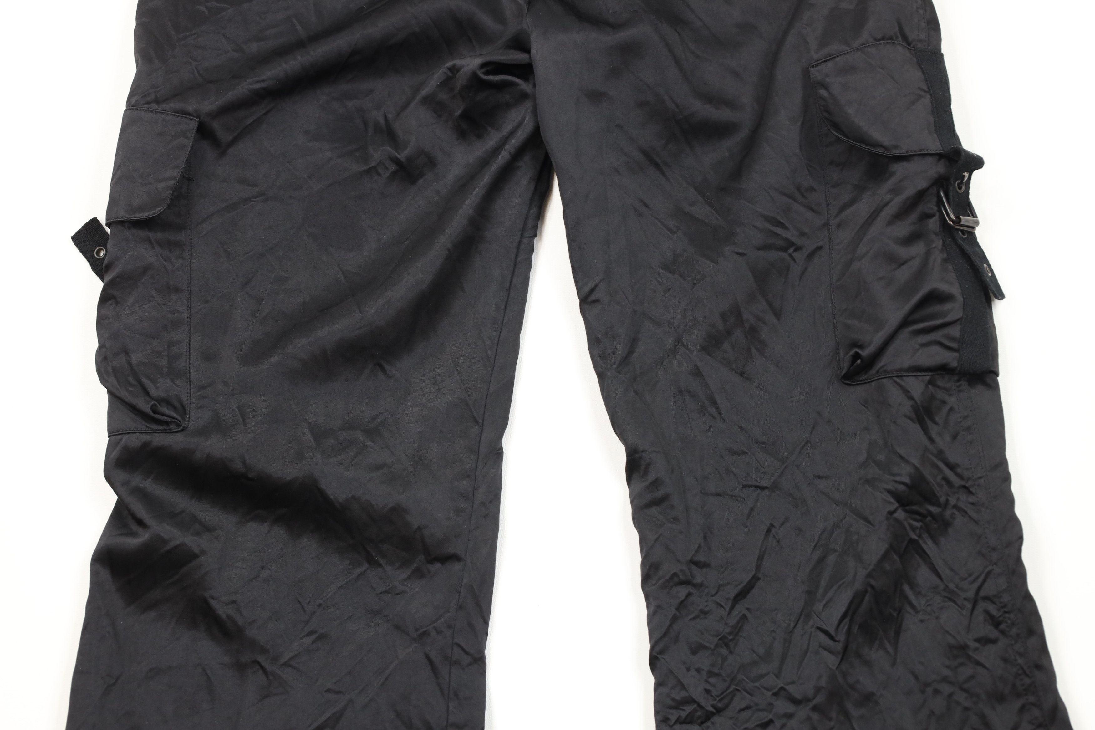 Vintage Vintage 90s Y2K Streetwear Goth Wide Leg Cargo Pants Size 30" / US 8 / IT 44 - 11 Thumbnail