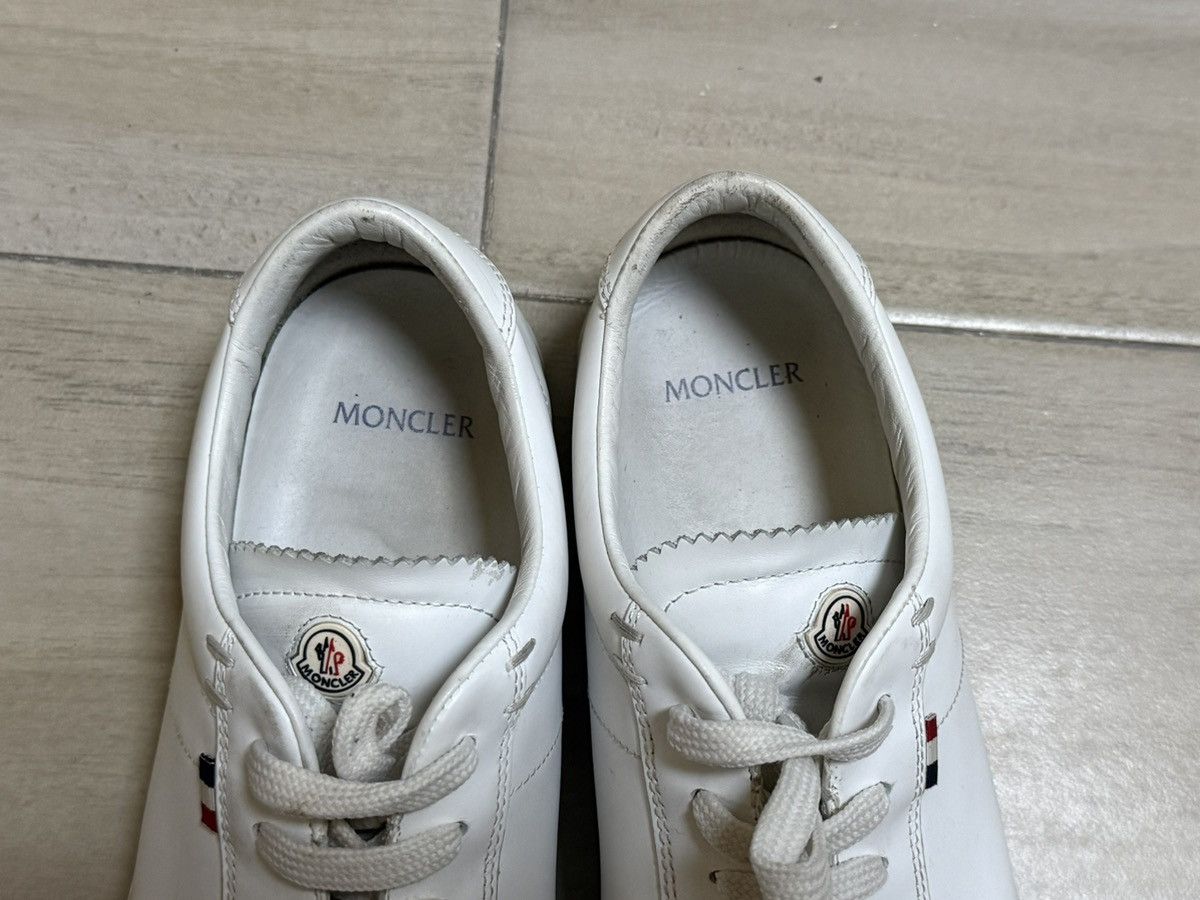 Moncler Moncler Low Top Leather Sneakers White Size 41 Size US 9 / EU 42 - 7 Thumbnail