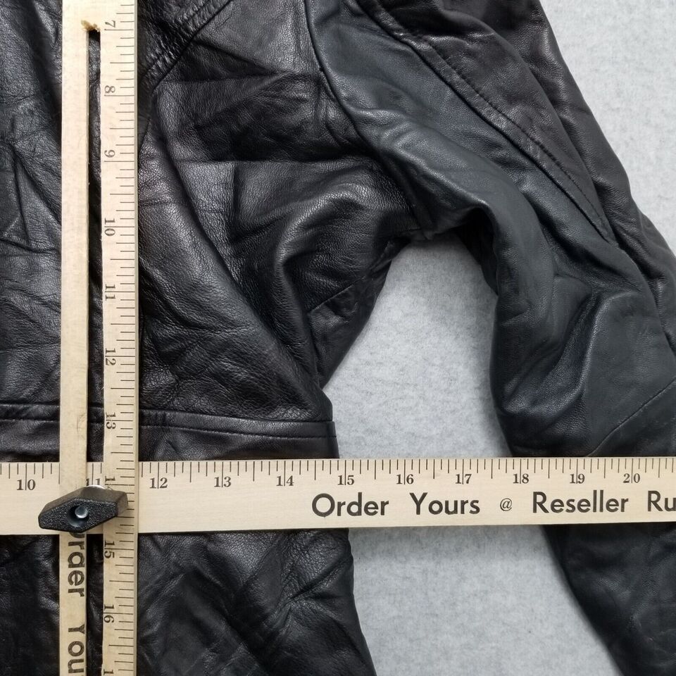 Other Valerie Stevens Leather Jacket Womens Small Pockets Belt Size S / US 4 / IT 40 - 10 Thumbnail