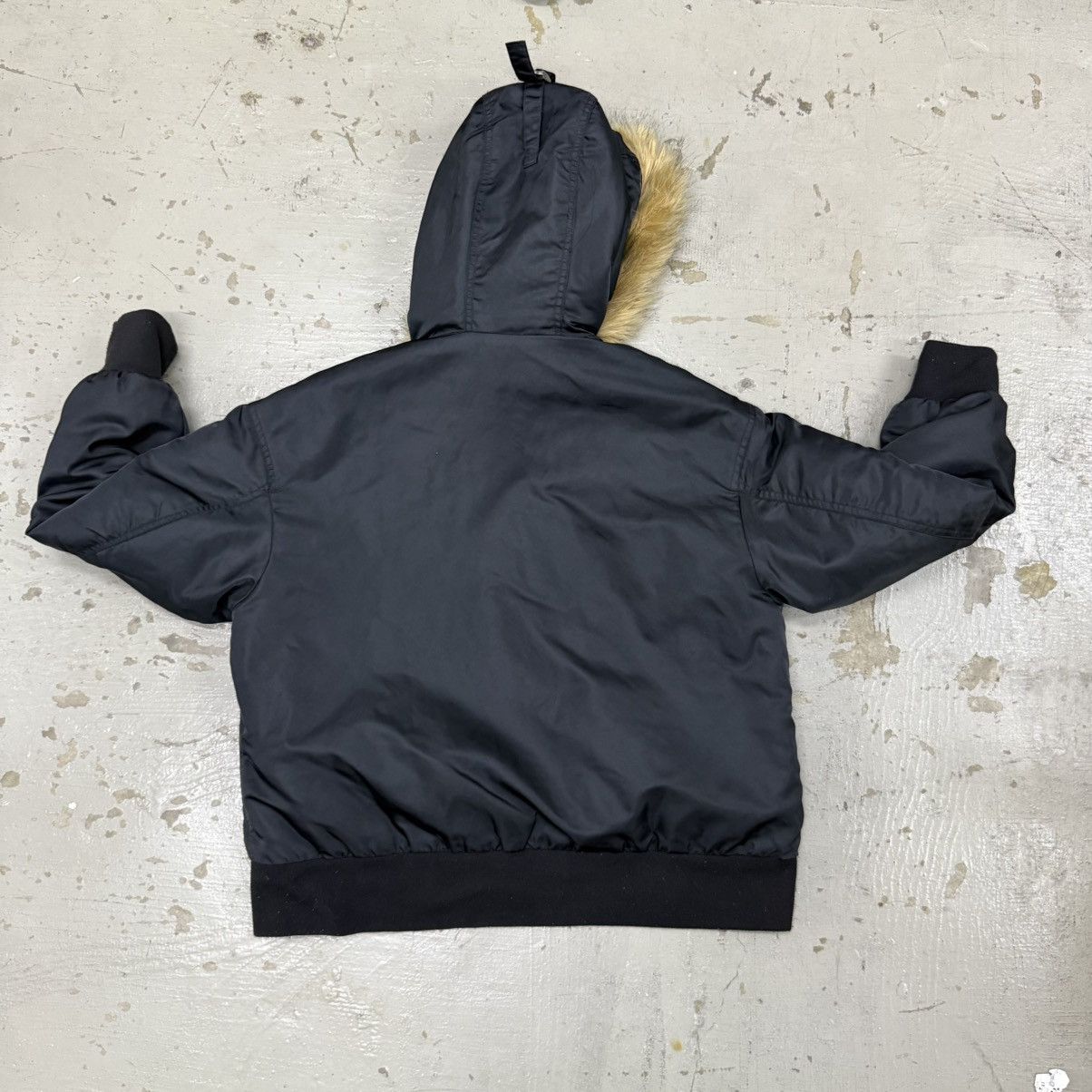 Japanese Brand Japanese Brand Racoon Fur Hood N-2B Flight Jacket Size US XL / EU 56 / 4 - 6 Thumbnail