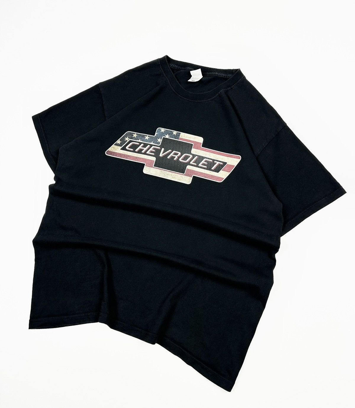 Fruit Of The Loom × Vintage Vintage Chevrolet American Logo Racing tee Size US L / EU 52-54 / 3 - 3 Thumbnail