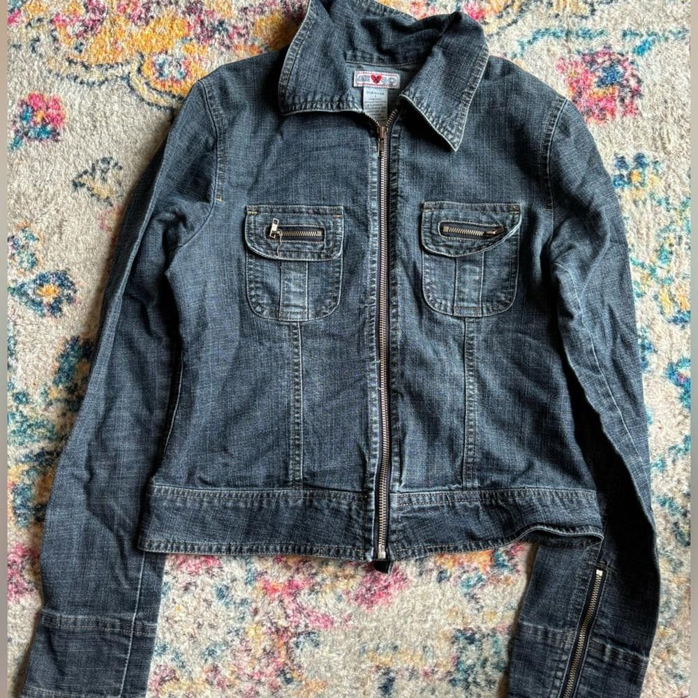 Designer Y2K SEXSO jeans jacket Size XS / US 0-2 / IT 36-38 - 1 Thumbnail