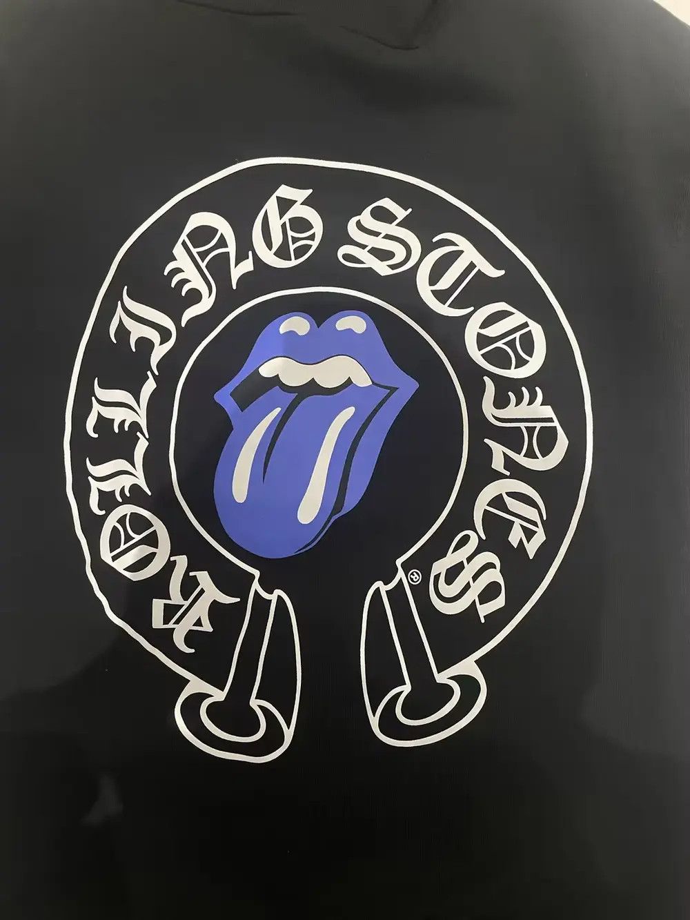 Chrome Hearts Chrome Hearts Rolling Stone Horseshoe Logo Zip Up Hoodie Size US L / EU 52-54 / 3 - 6 Thumbnail