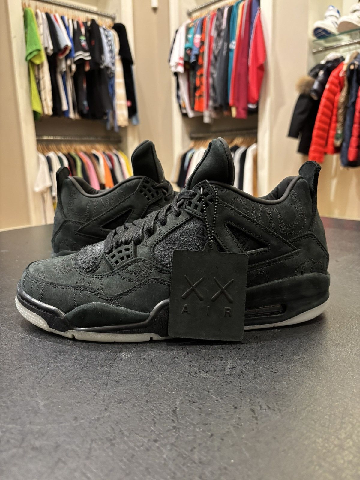 Jordan Brand Jordan 4 Retro ‘Kaws Black’ Size US 10 / EU 43 - 1 Thumbnail