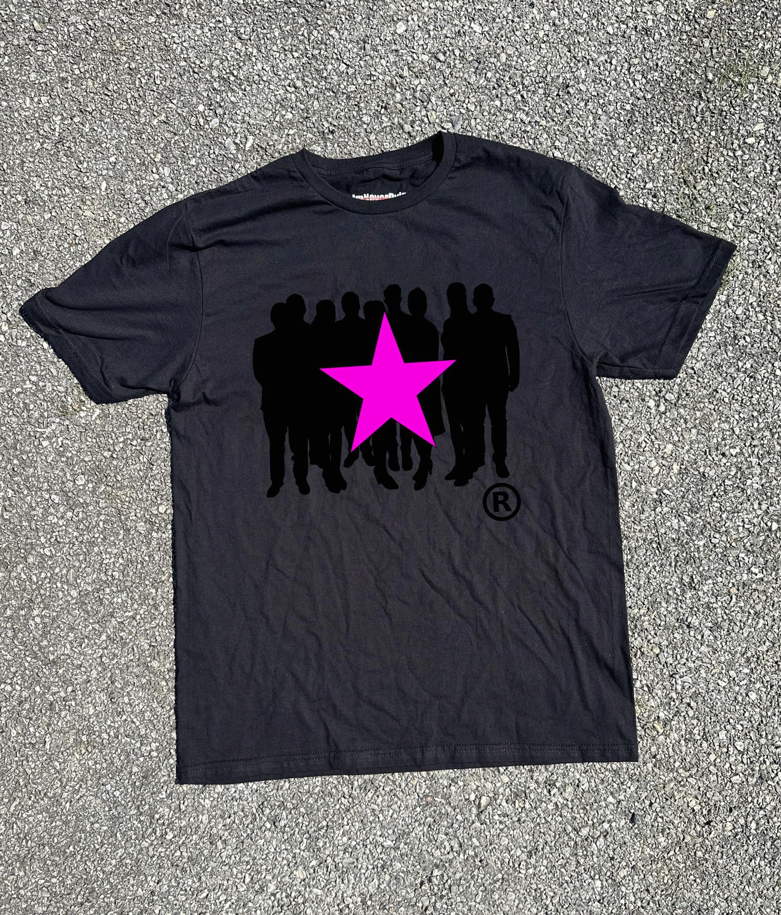 Japanese Brand Commune Tee Black Pink M Size US M / EU 48-50 / 2 - 1 Thumbnail