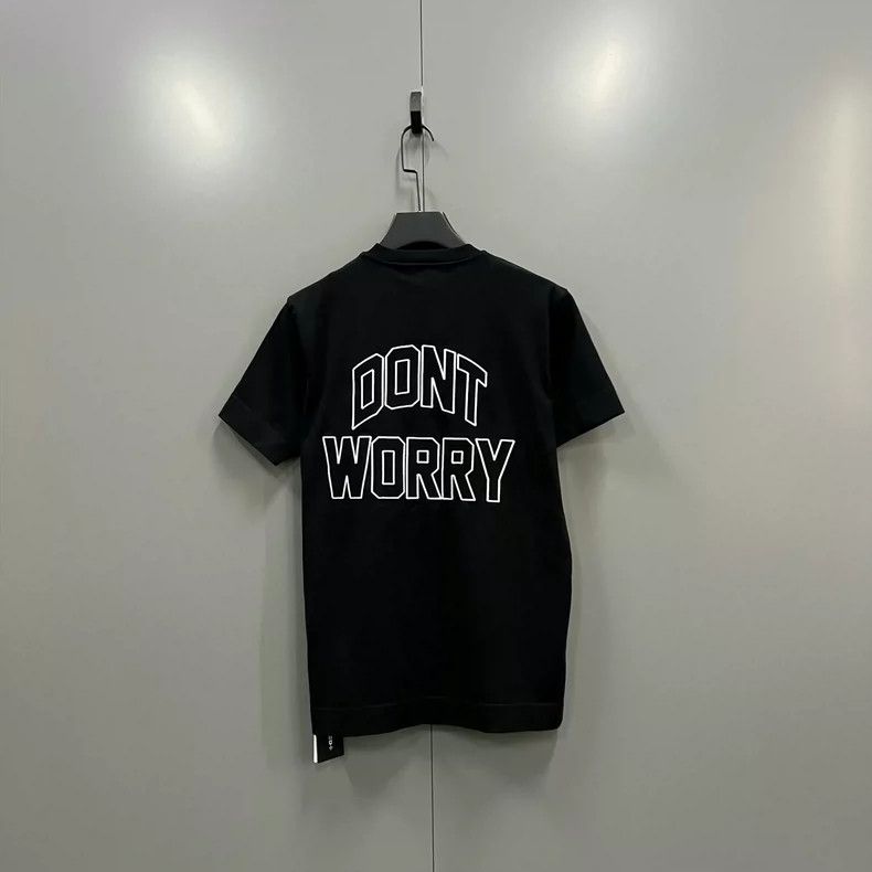 Givenchy Givenchy Black Short-Sleeve with Letter Print Size US S / EU 44-46 / 1 - 1 Thumbnail