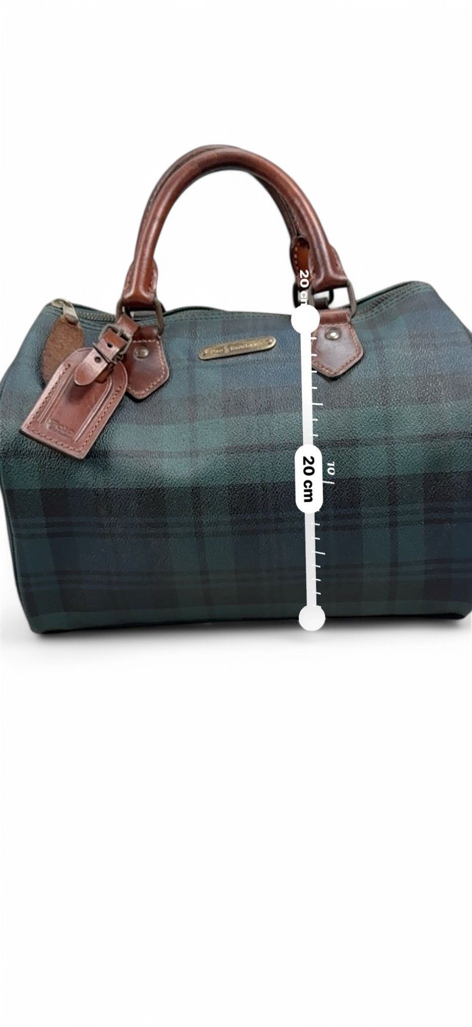 Polo Ralph Lauren Ralph Lauren - Blackwatch Plaid Green Handbag Boston Size ONE SIZE - 4 Thumbnail