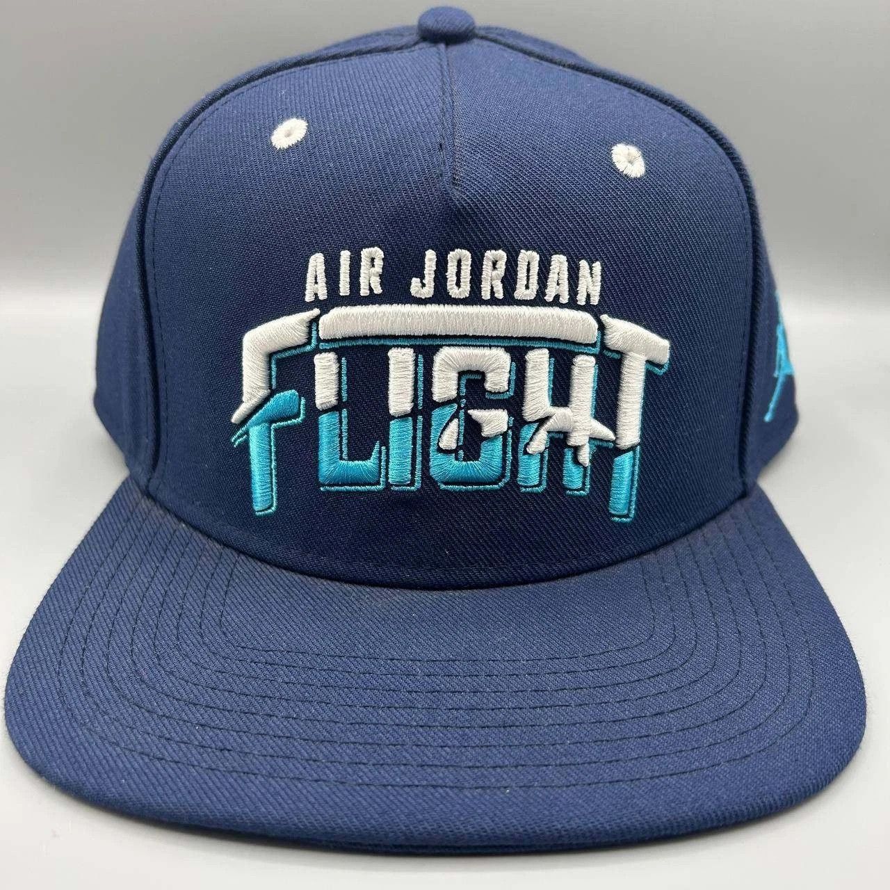 Jordan Brand Air Jordan Flight Hat Men Blue Embroidered Logo Snap Back Size ONE SIZE - 1 Thumbnail