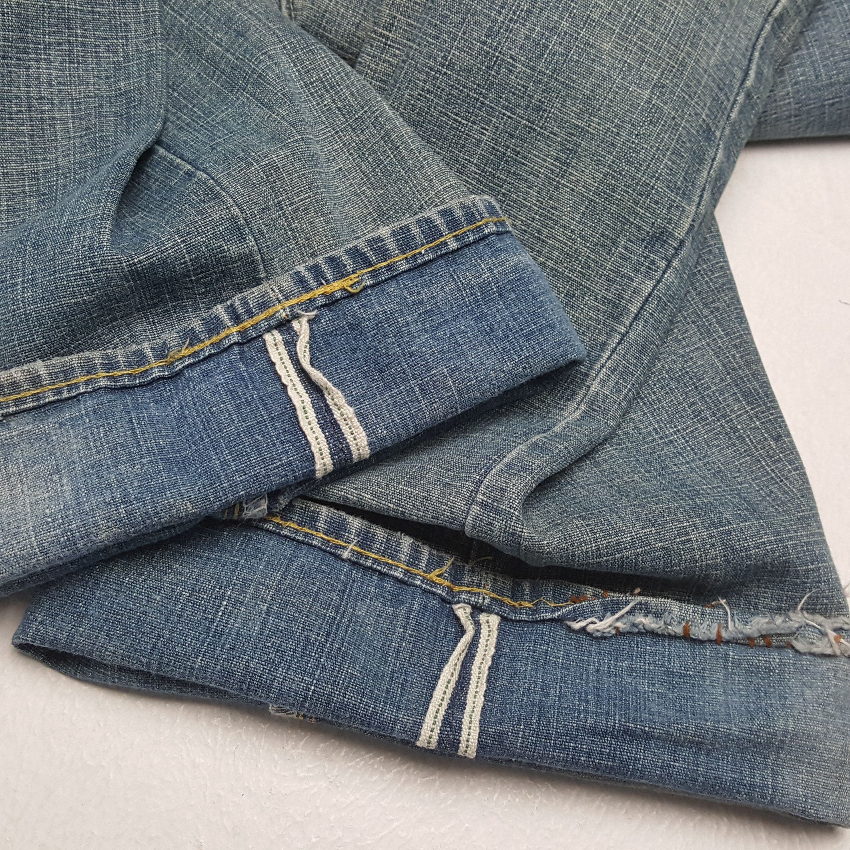 Japanese Brand × Sugar Cane × Vintage Vintage SUGAR CANE Japanese Fashion Brand Distressed Jeans Size US 31 - 12 Thumbnail