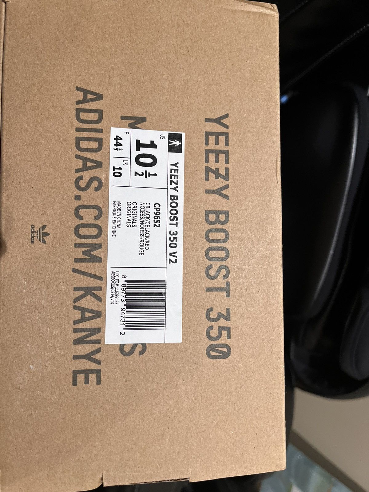 Adidas × Kanye West Adidas Yeezy 350 V2 Bred Size US 10.5 / EU 43-44 - 10 Thumbnail