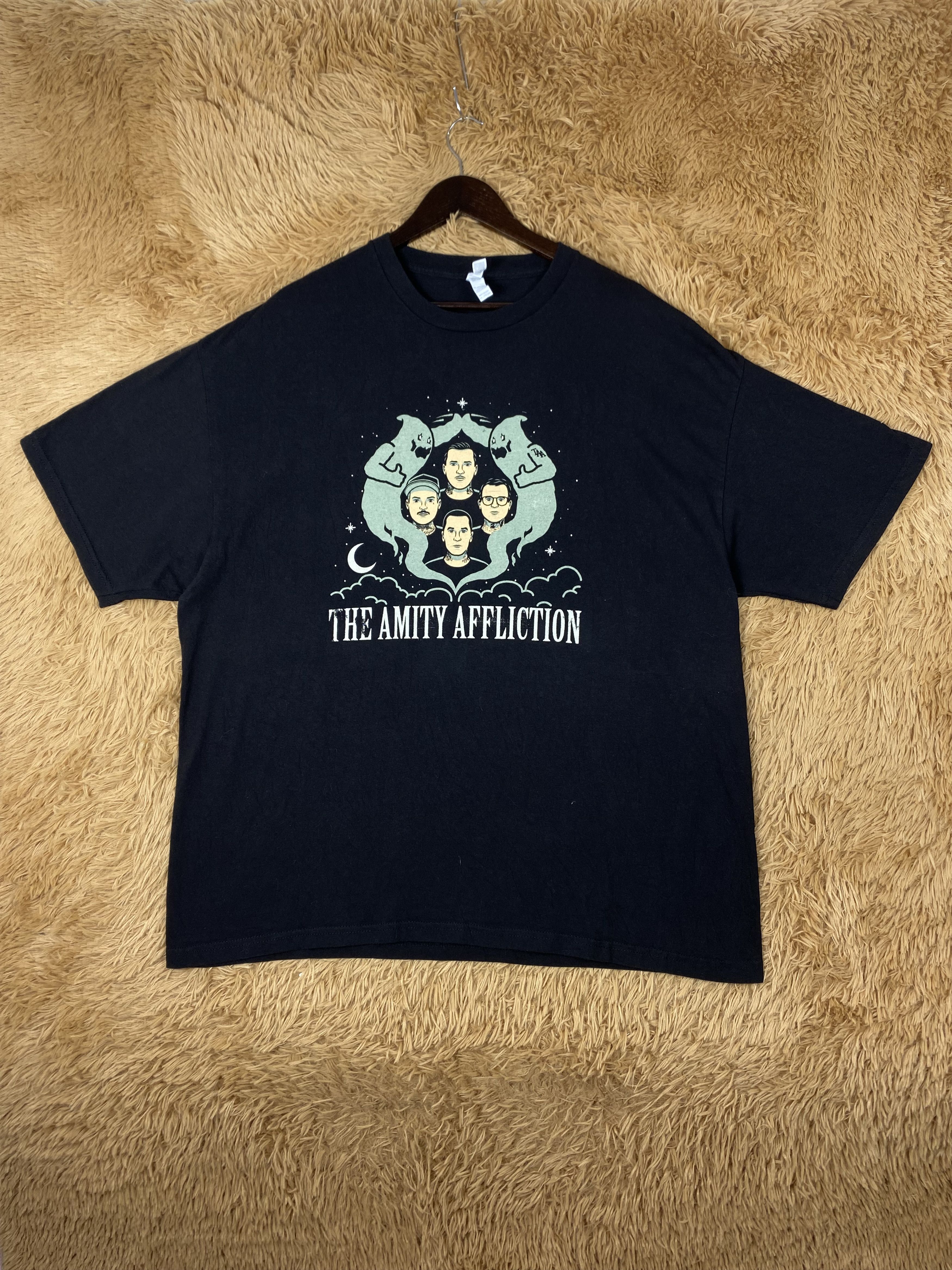 Band Tees Vintage The Amity Affliction Shorts Sleeve T-Shirts PT0097 Size US XL / EU 56 / 4 - 1 Thumbnail